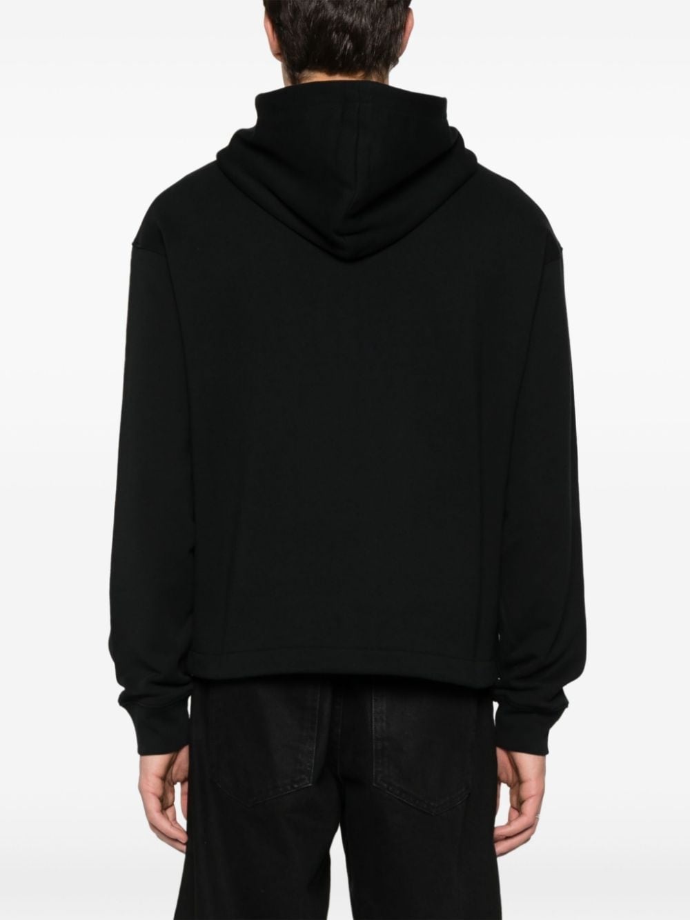 logo-appliquÃ© zip-up hoodie - 4