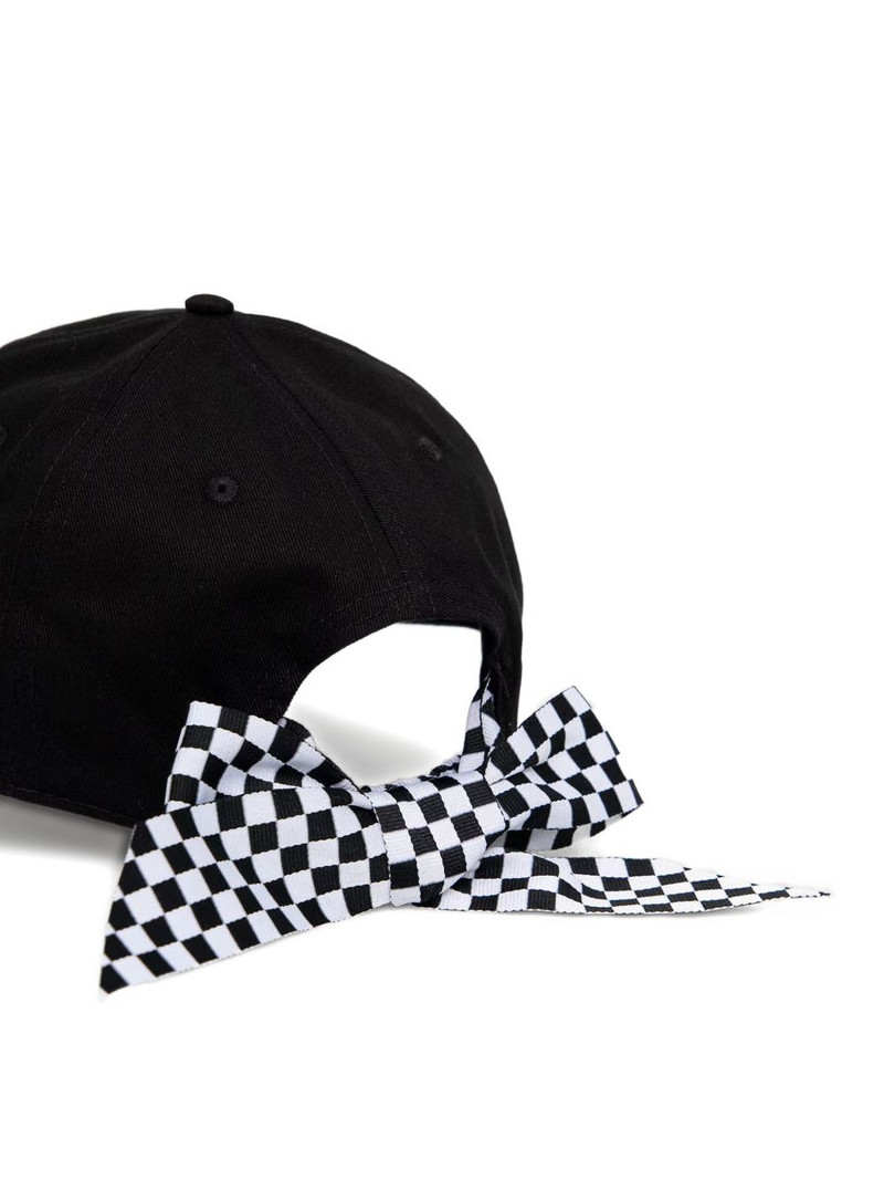 logo-embroidered bow-detail hat 6