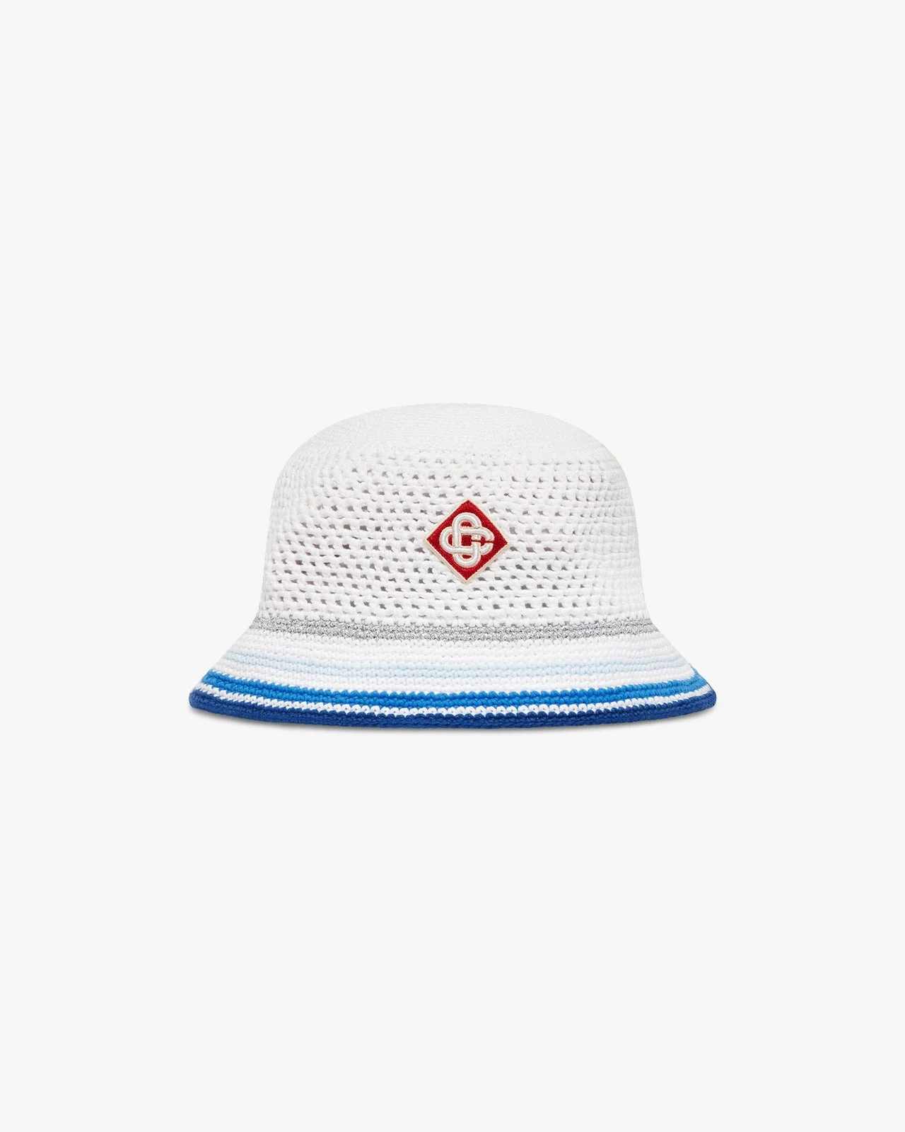 Mesh Stripe Crochet Hat | Casablanca Paris - 1