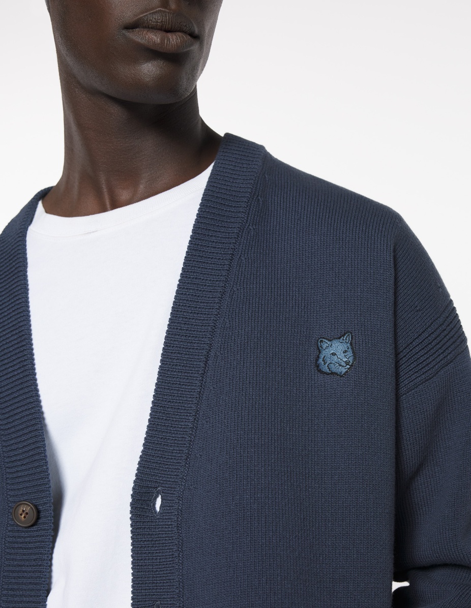 BOLD FOX HEAD PATCH COMFORT CARDIGAN - 4