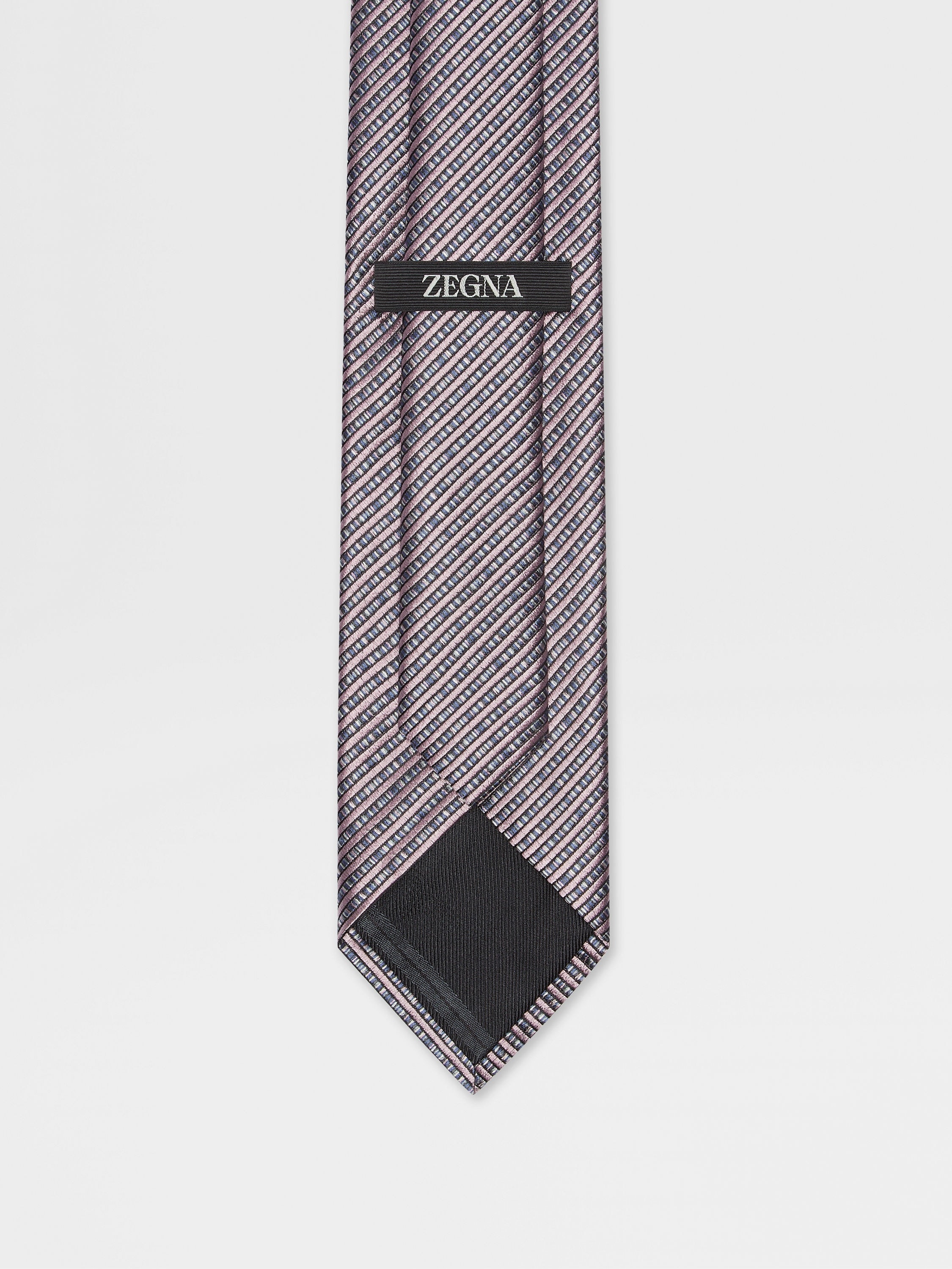 PINK SILK TIE - 3