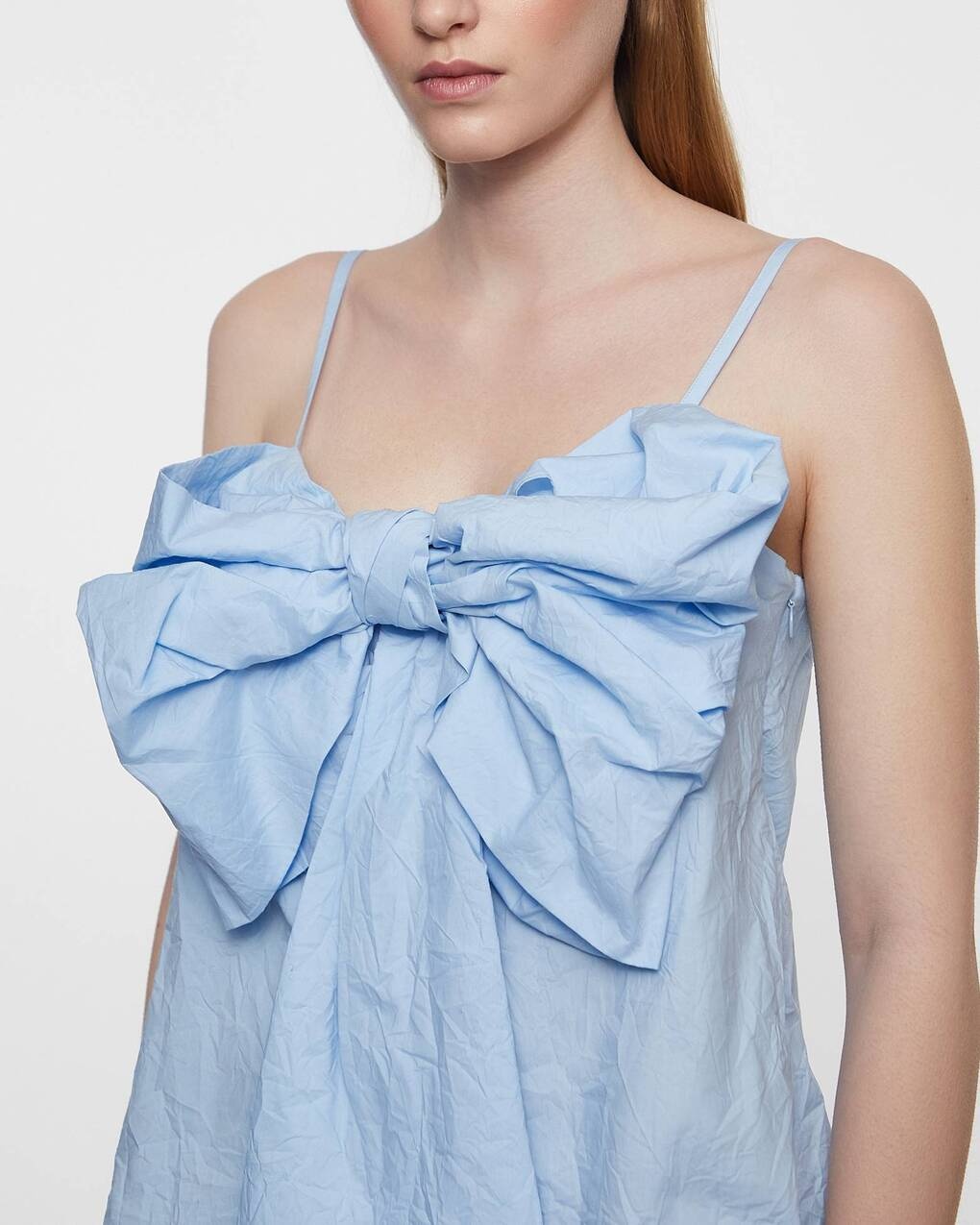 Blouse Bow Strap  Light blue - 5