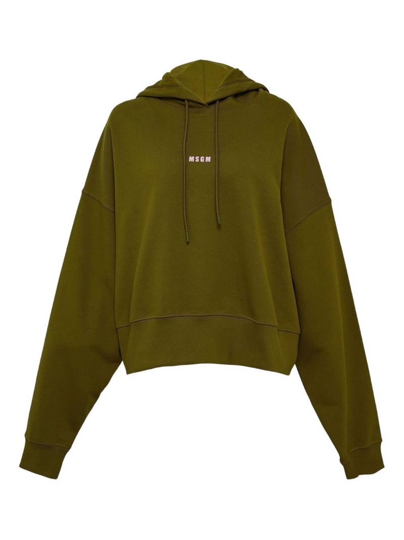 logo-print hoodie 1