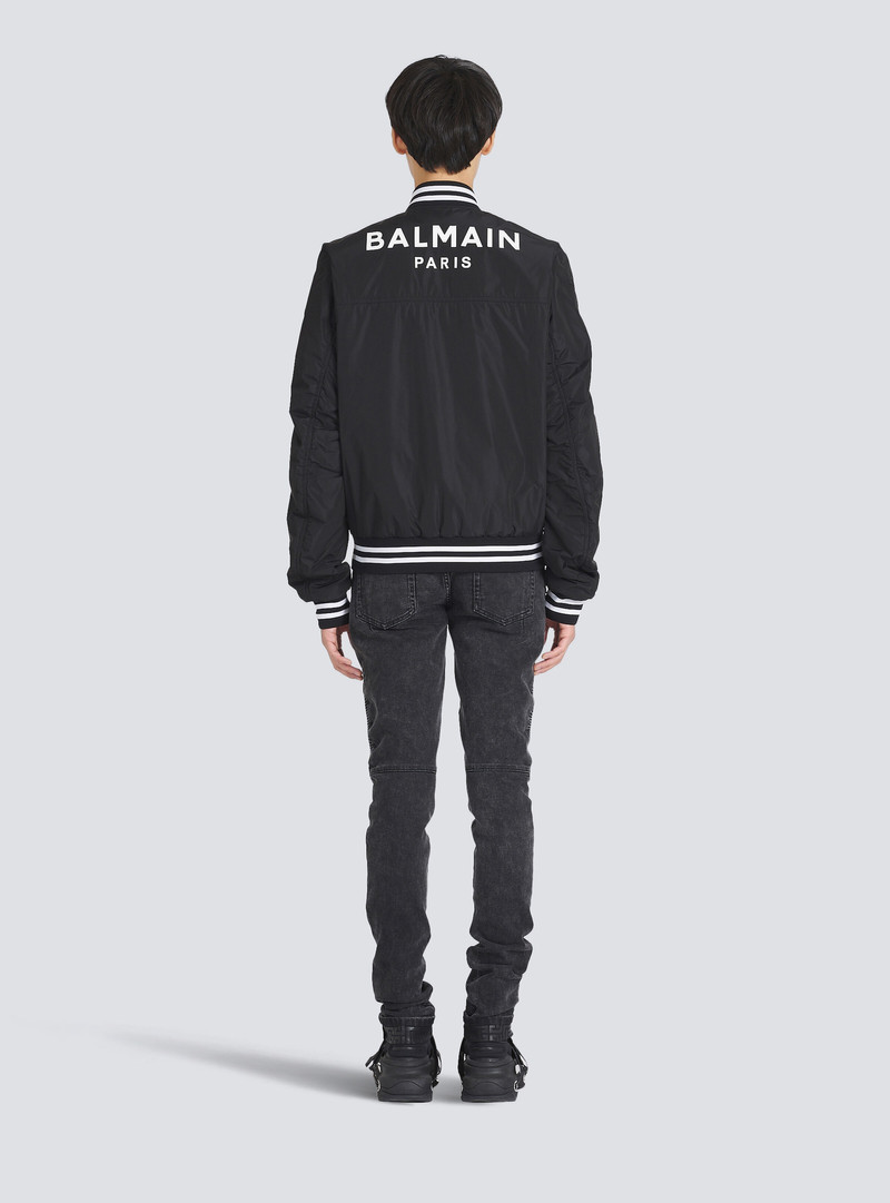 Balmain Nylon bomber jacket outlook