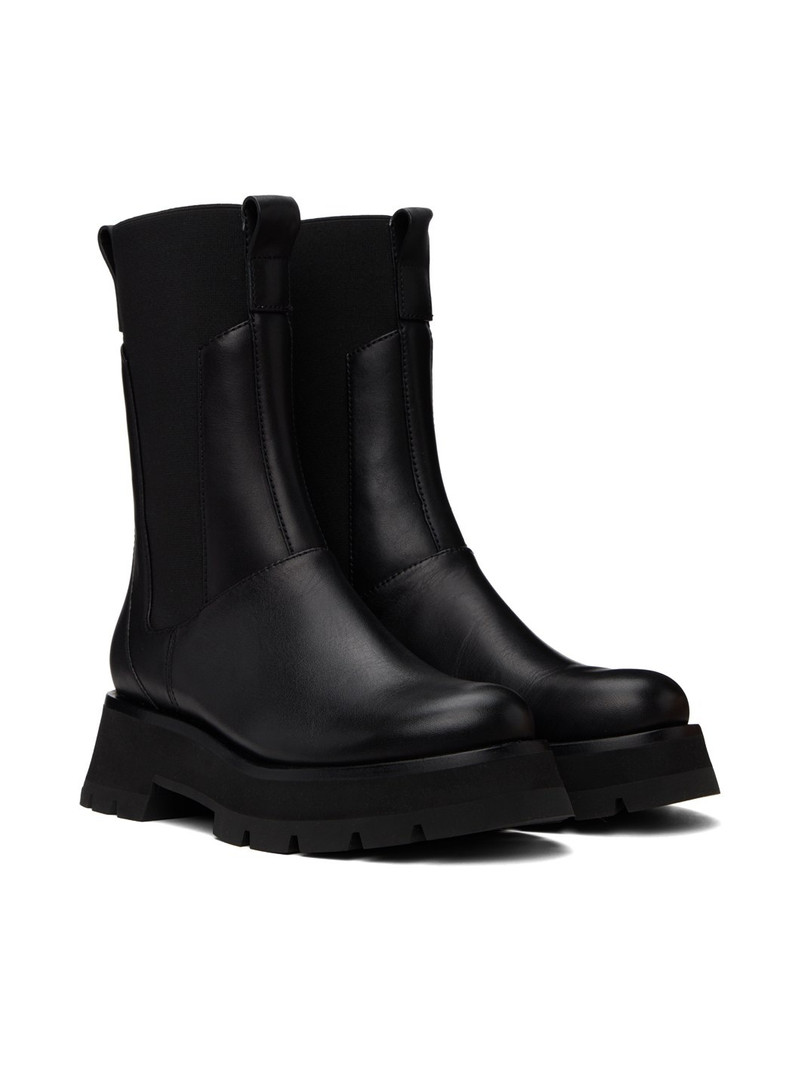 Black Kate Lug Sole Boots 4