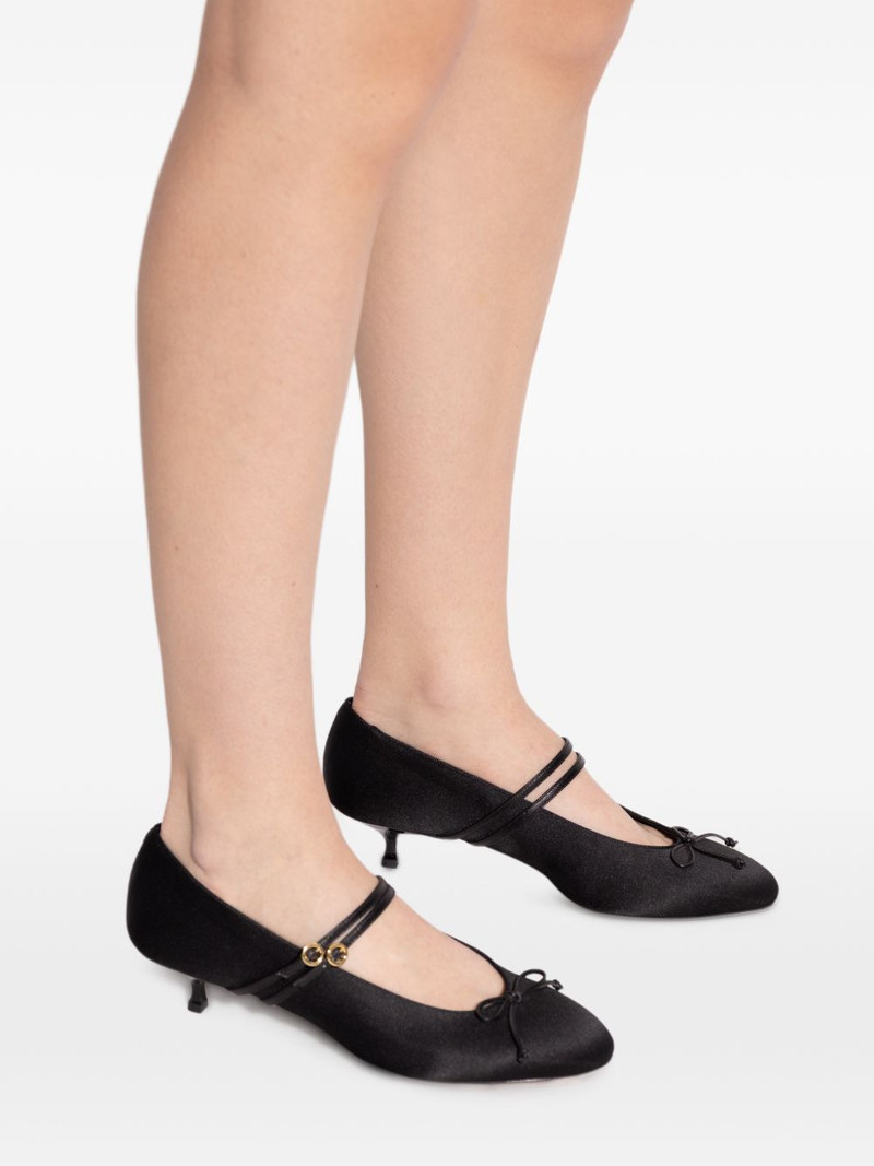 45mm Pha strap bow-detail pumps 5