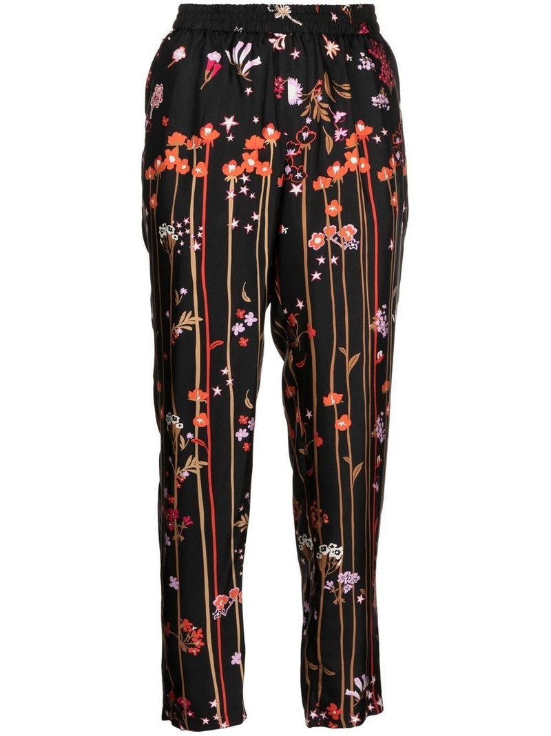 star-print silk trousers 1