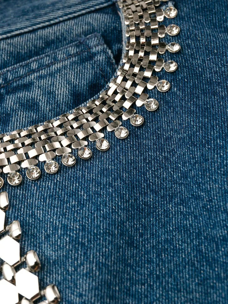 embellished side-stripe jeans 7