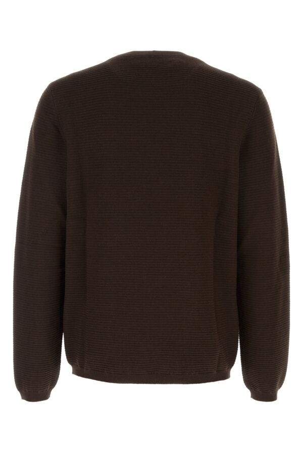 Giorgio Armani Man Chocolate Wool Blend Sweater - 2