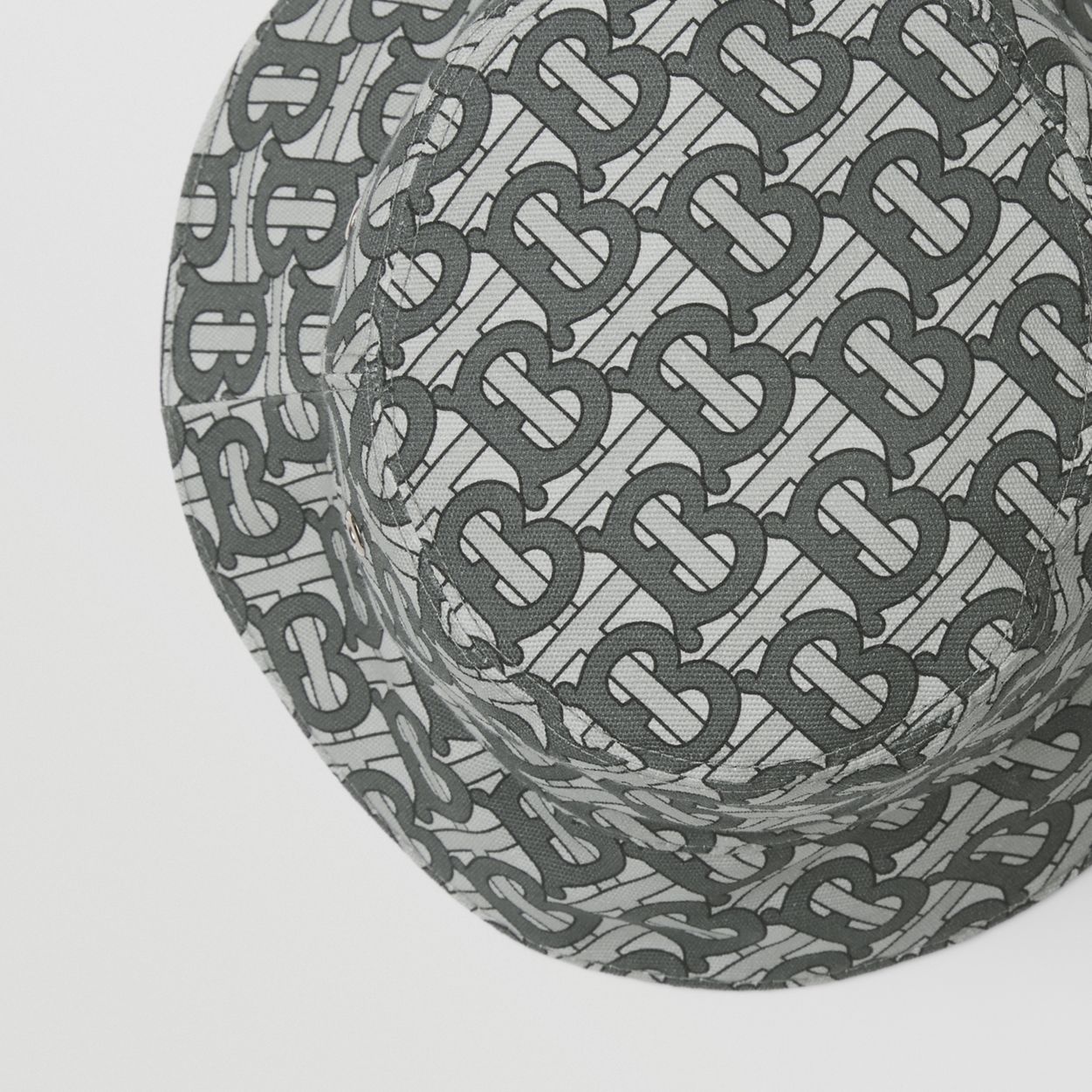 Monogram Print Cotton Bucket Hat - 8