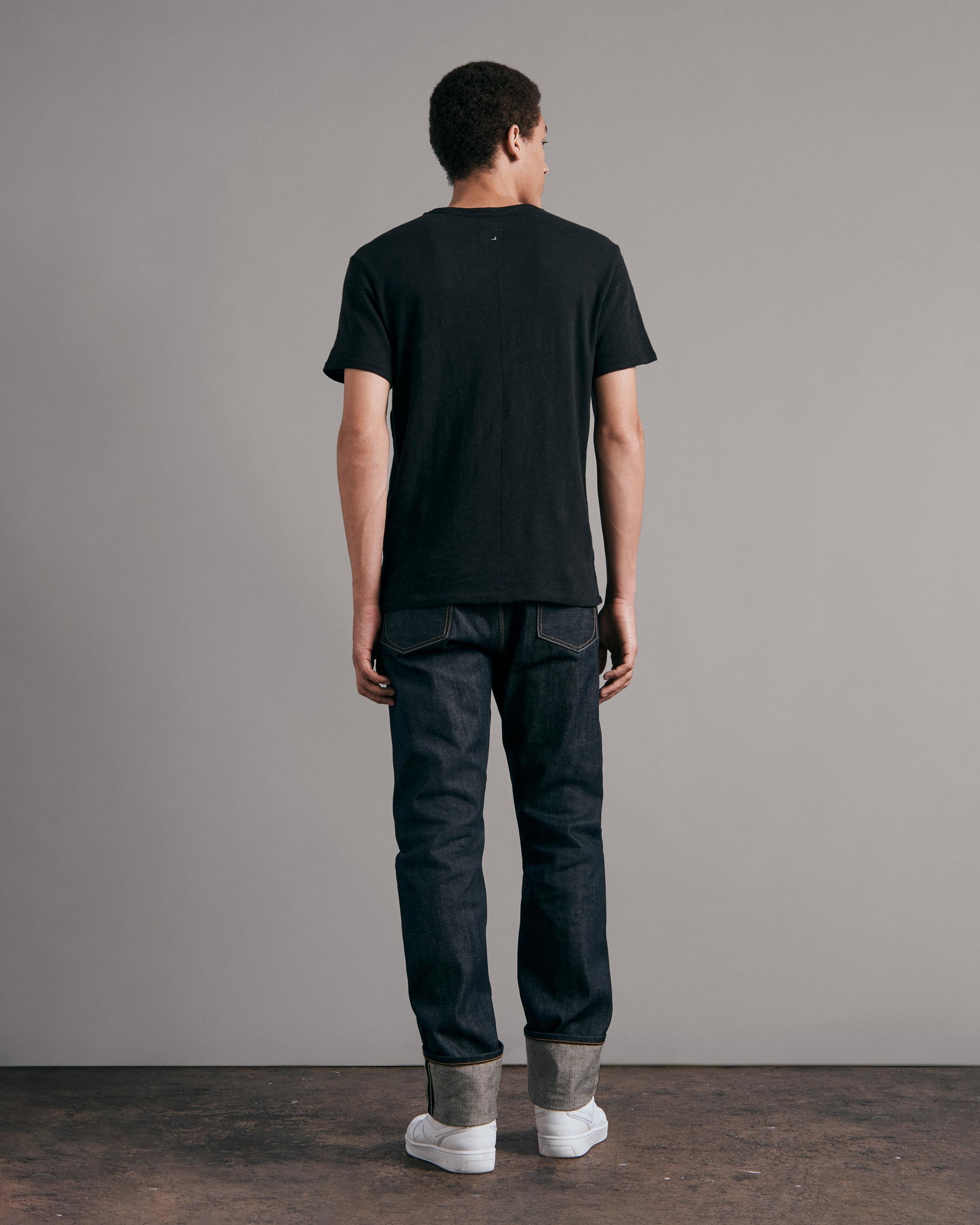 Fit 4 - Raw
Straight Fit Mid Indigo Rigid Jean - 4