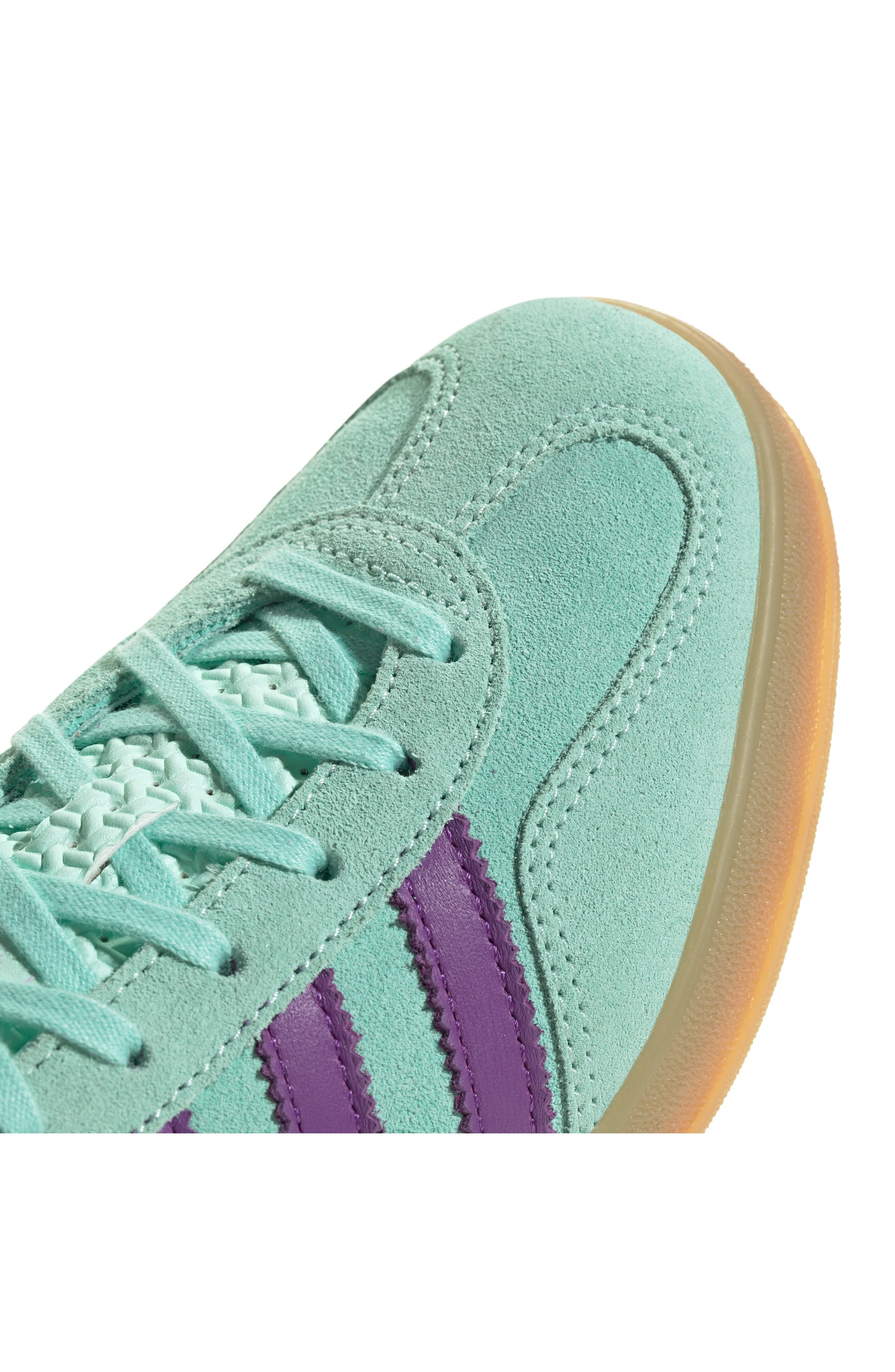 adidas Gazelle Indoor Sneaker in Mint/Purple/lavender at Nordstrom - 6