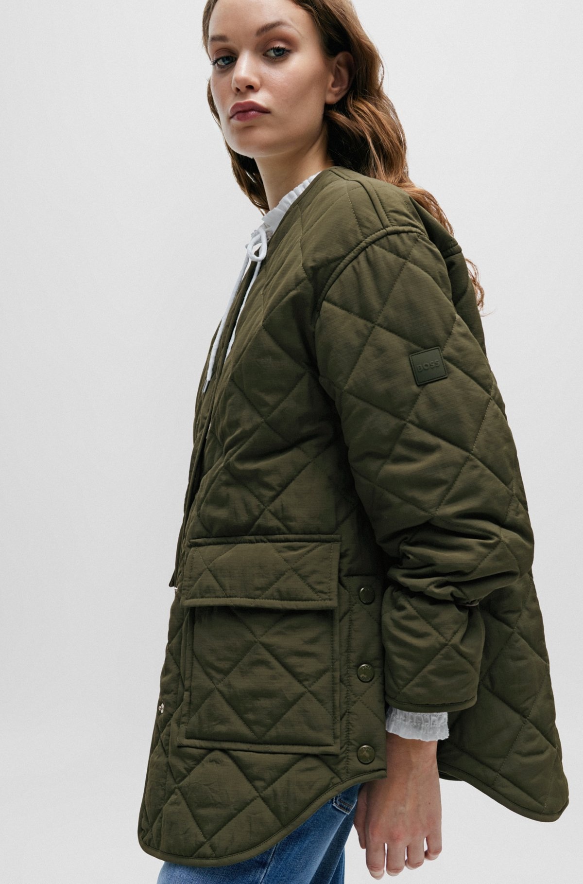 RELAXED-FIT WATER-REPELLENT QUILTED JACKET - 5
