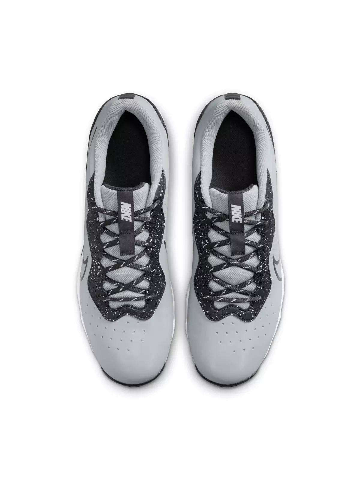 Alpha Huarache 4 Keystone "Wolf Grey/White/Dark Smoke Grey" Men's Baseball Cleat - 4