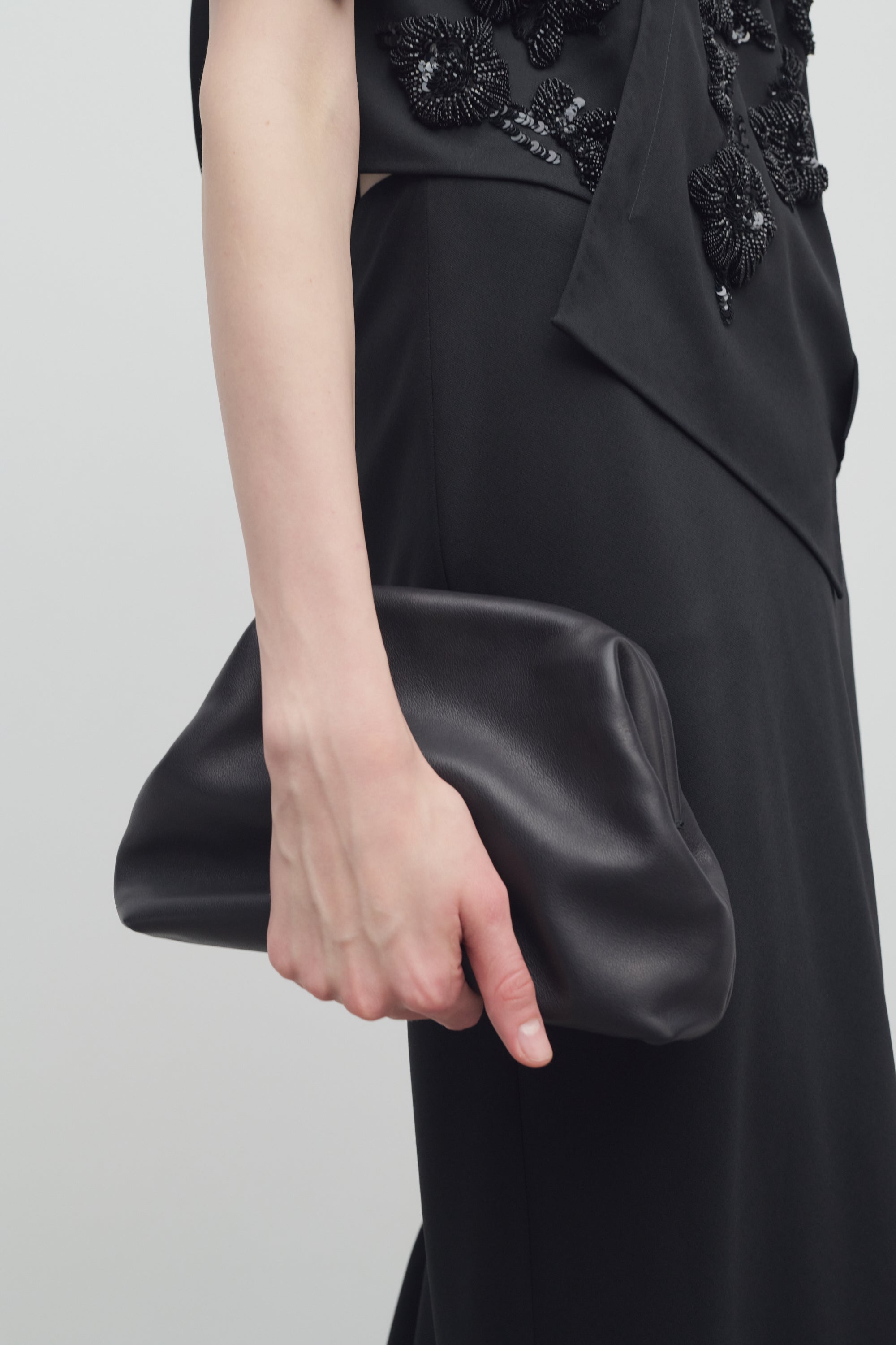 Mira Clutch in Leather - 4