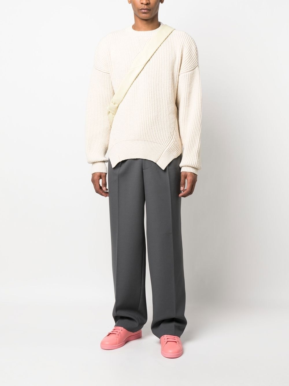 ribbed knit jumper - 2