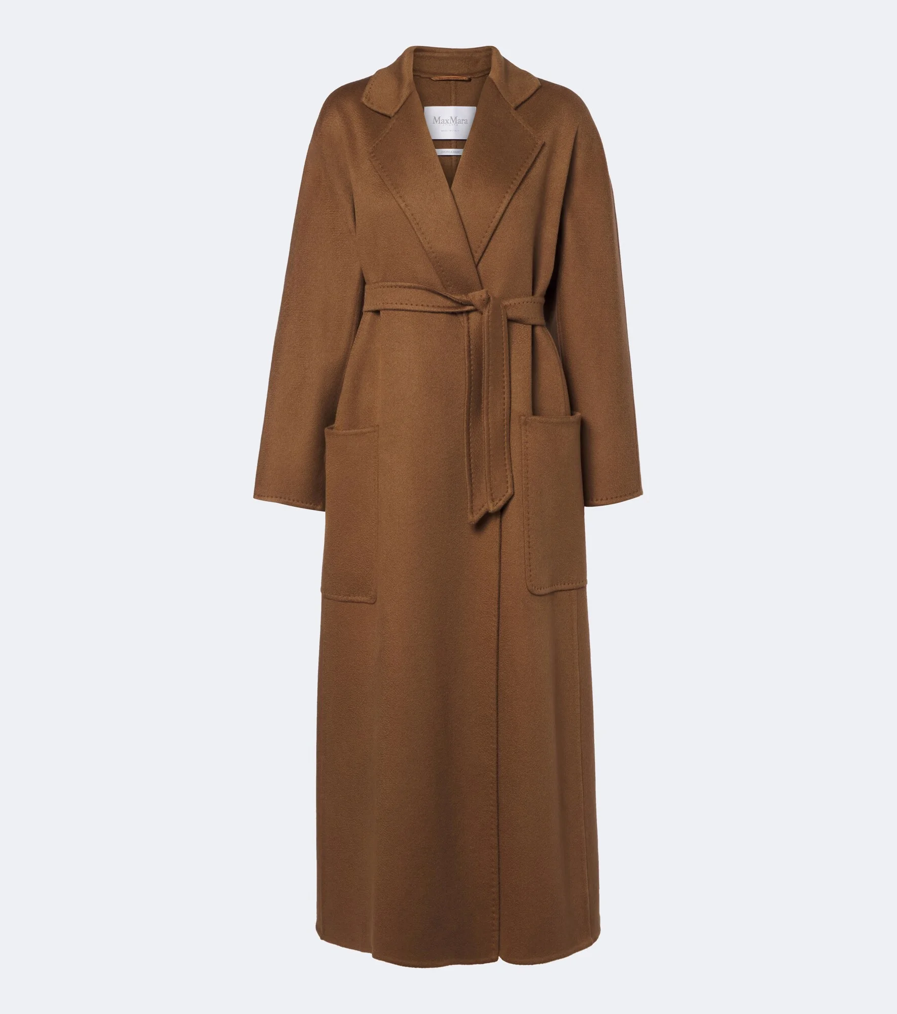 Cashmere wrap coat - 1