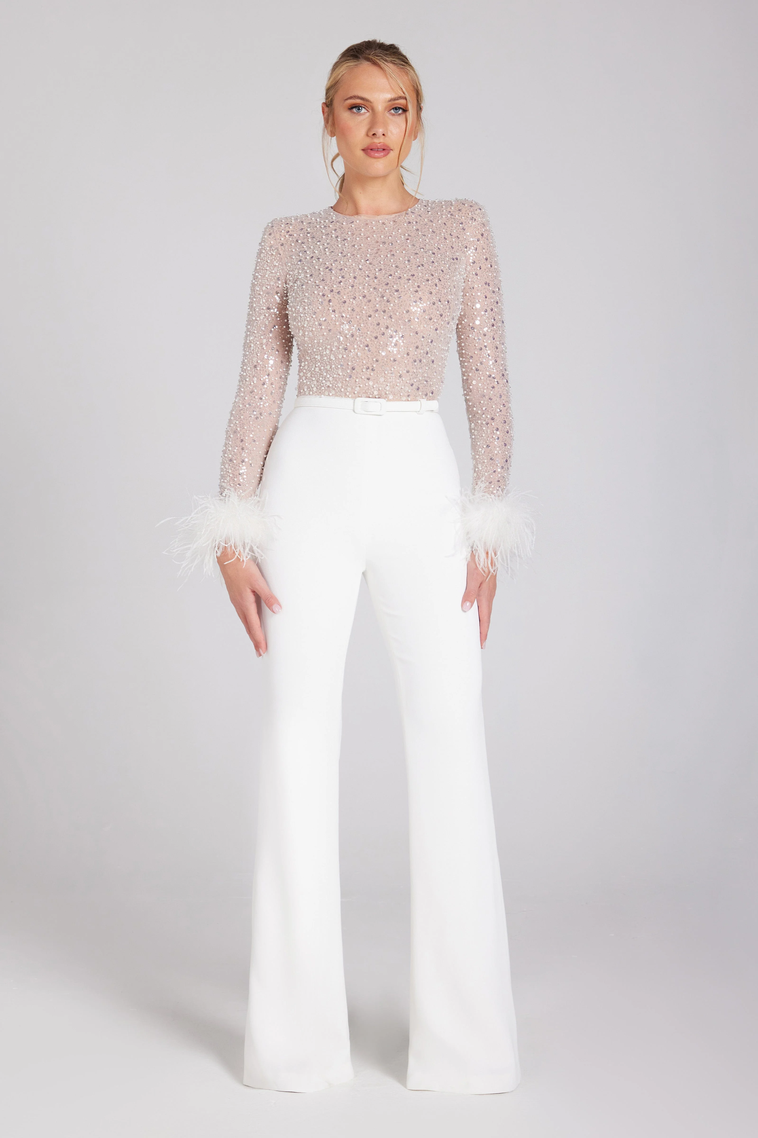 Amelia White Jumpsuit - 1