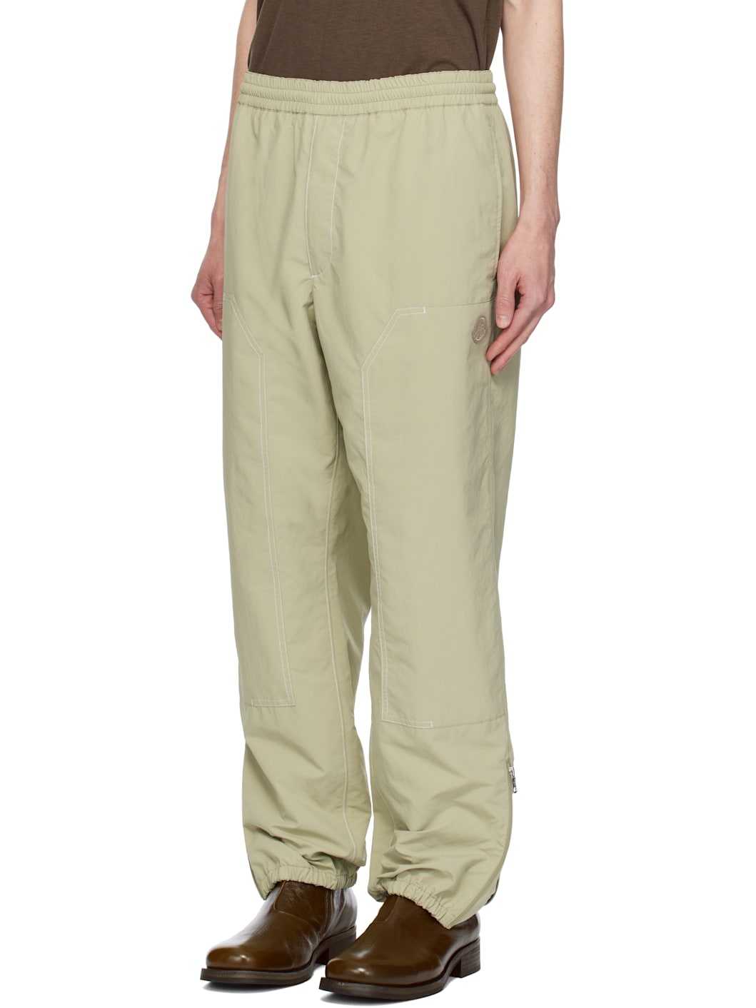 Khaki CP Archivio Creativo Trousers - 4