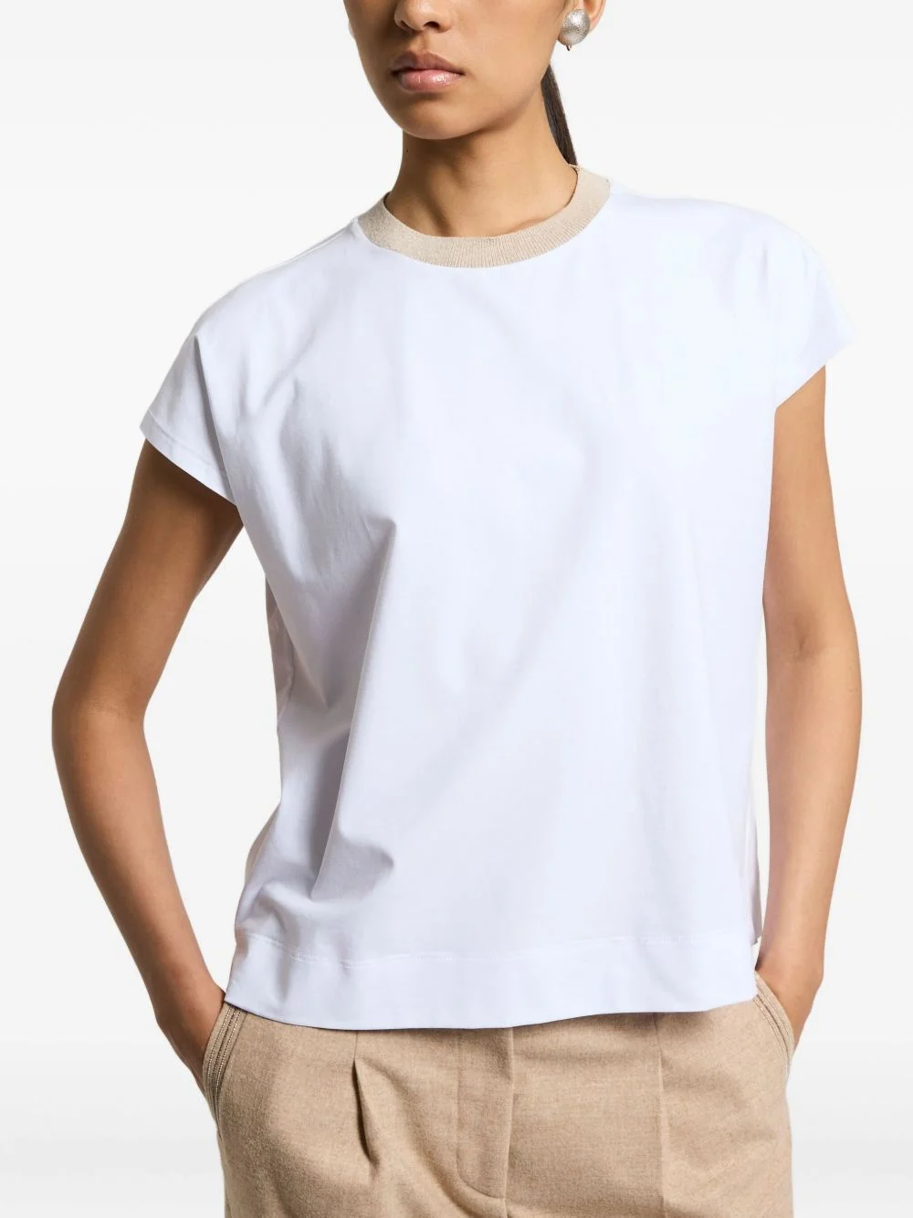 crew-neckline T-shirt - 1