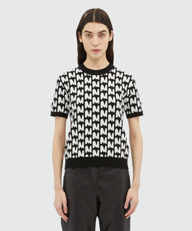 MSGM Jacquard "TheMwave" shirt outlook