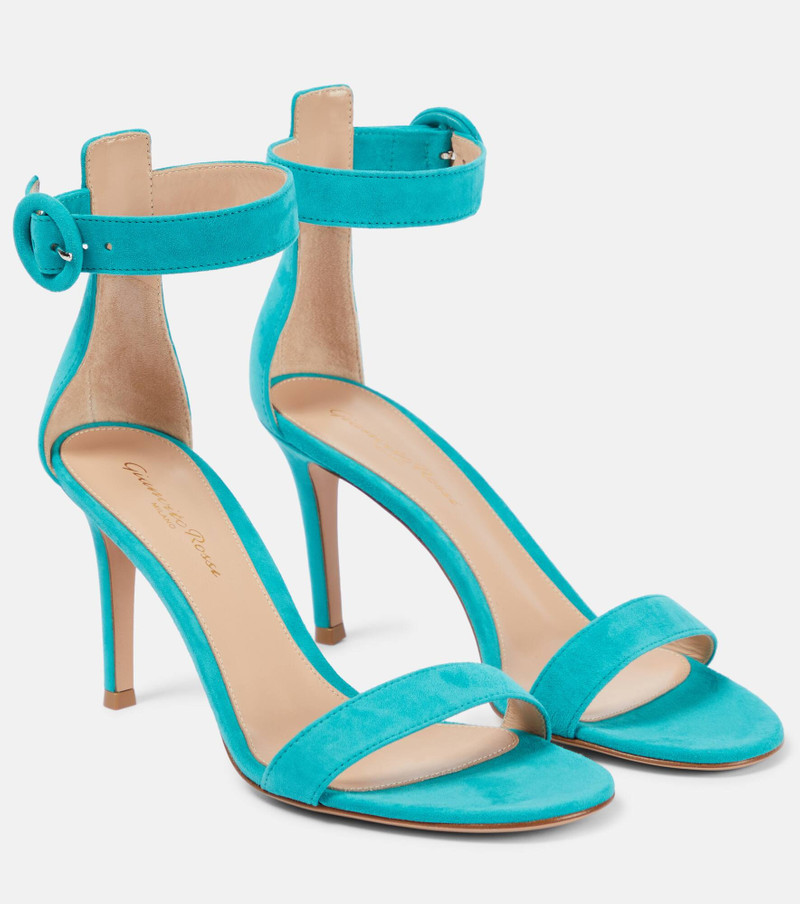 Portofino 105mm suede sandals - 1