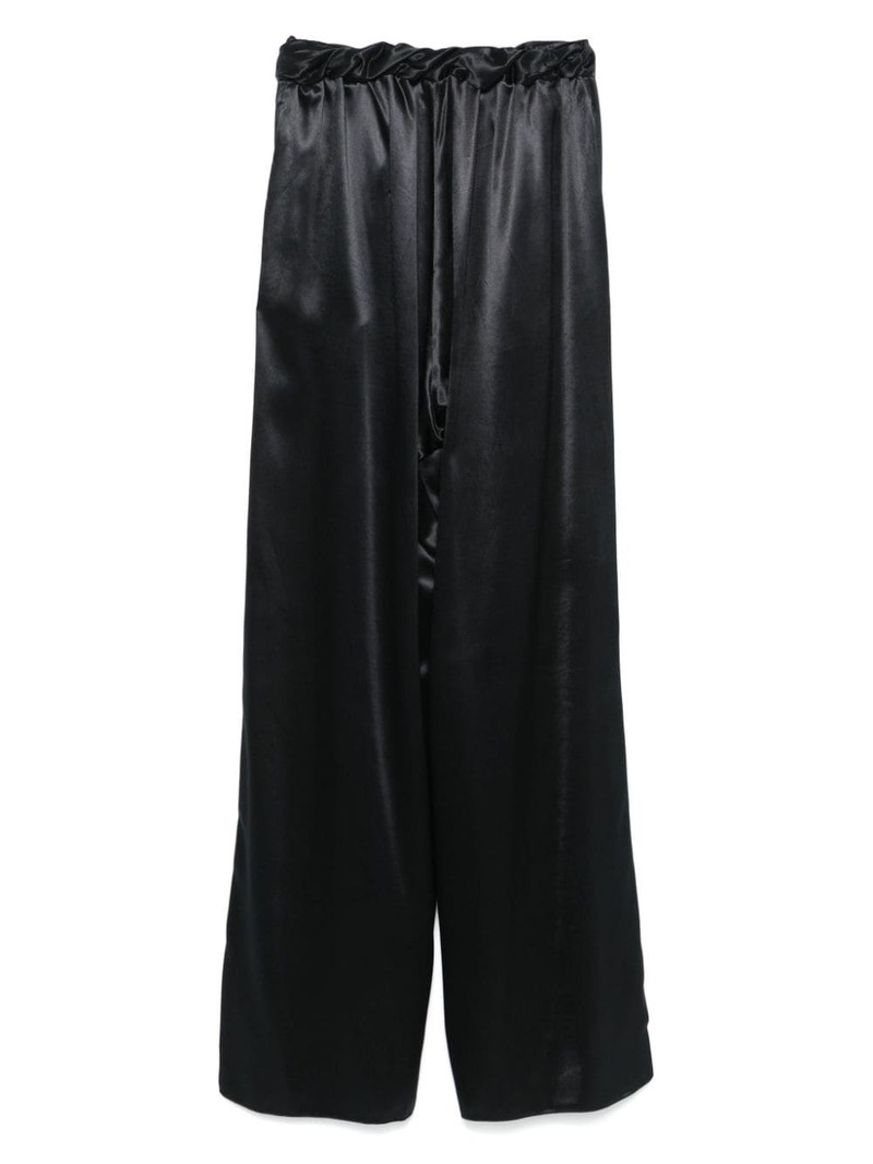 FERRAGAMO satin trousers outlook