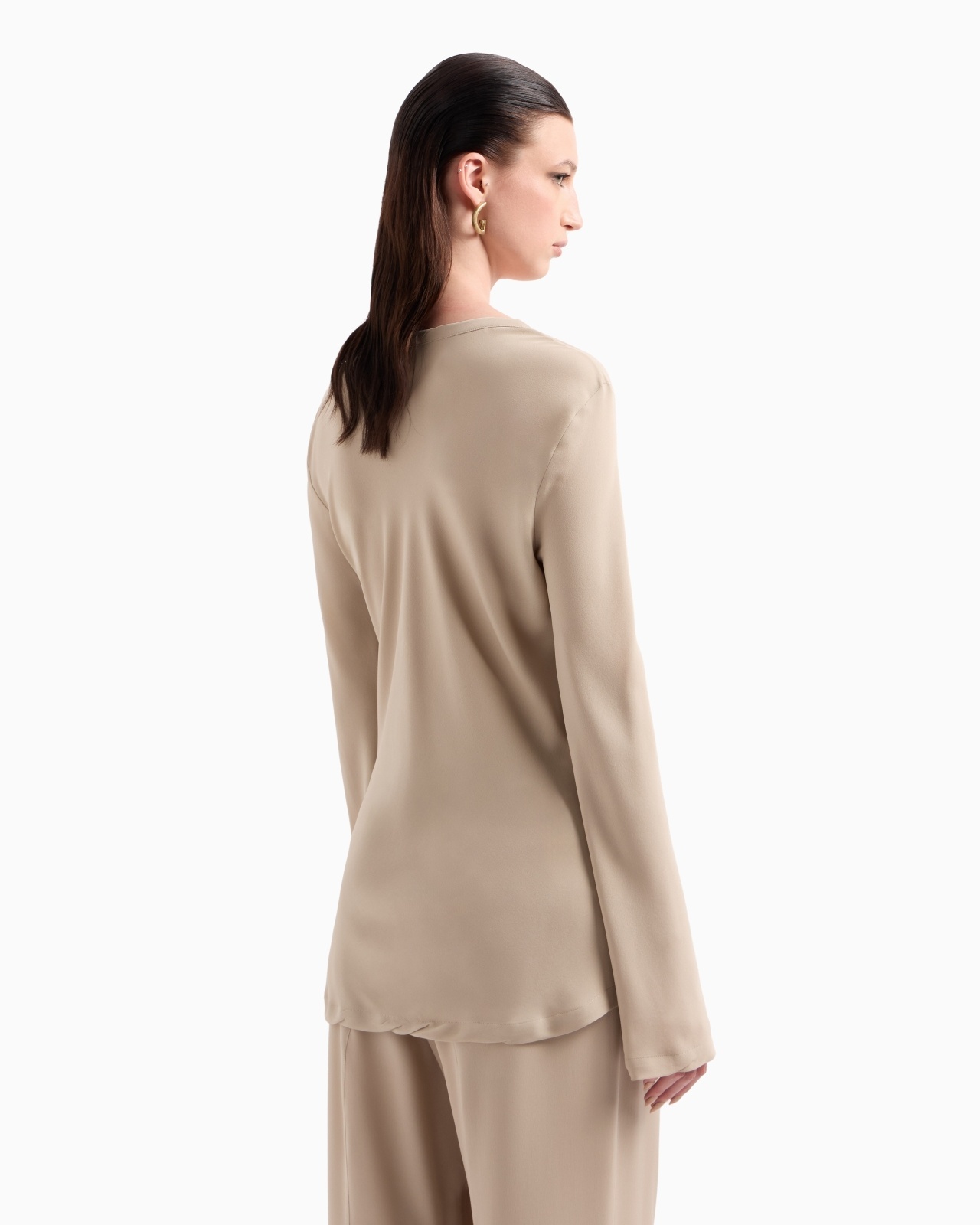 BLOUSE IN TRIPLE SILK GEORGETTE - 3