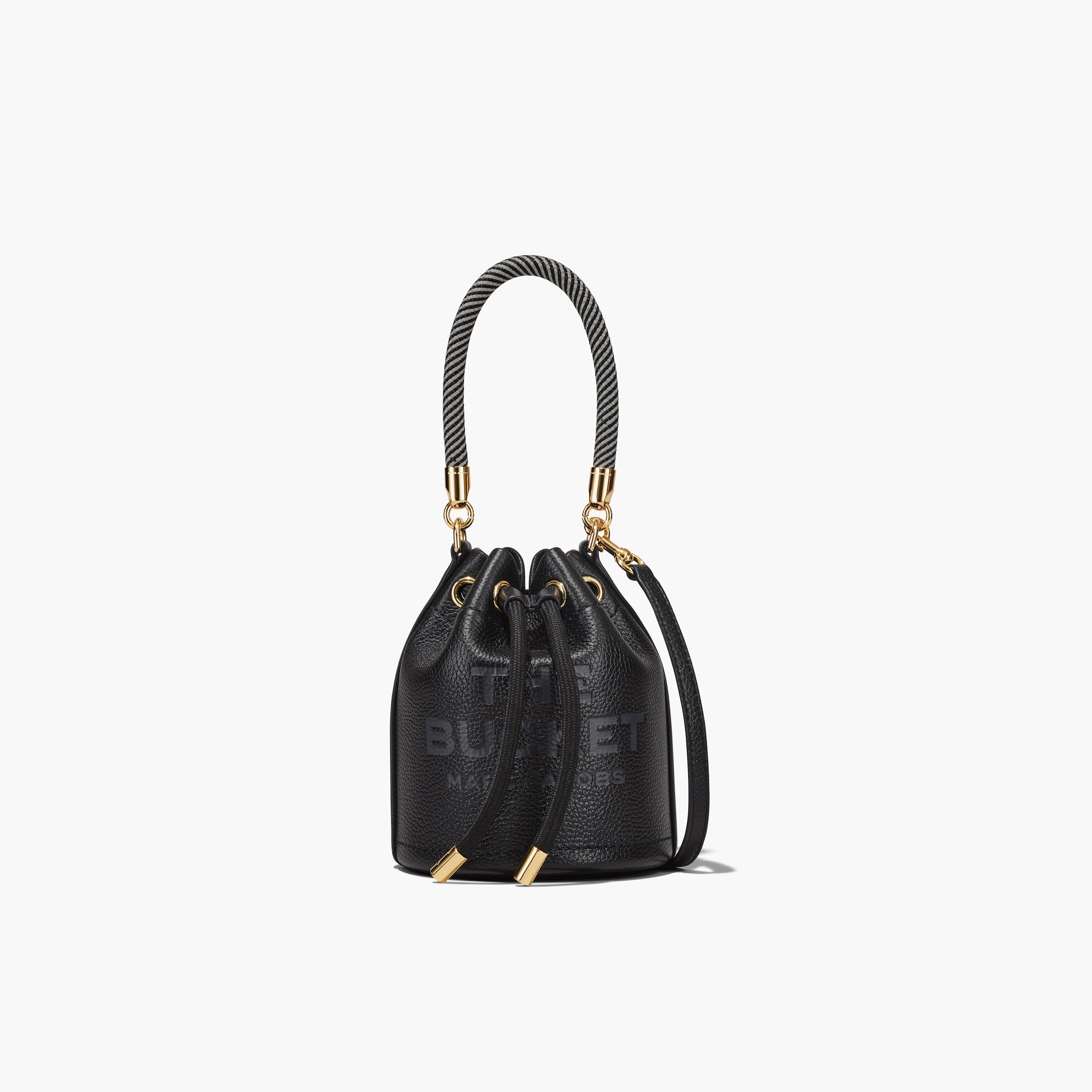 THE LEATHER MICRO BUCKET BAG - 1