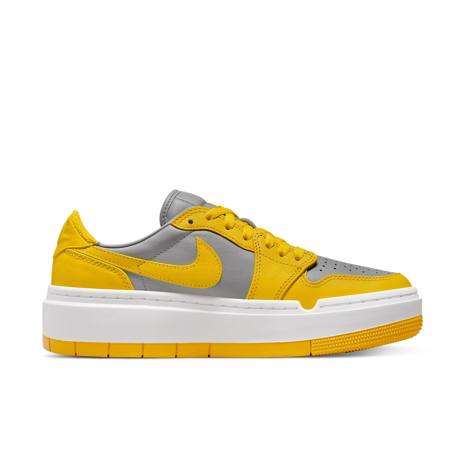 (WMNS) Air Jordan 1 Elevate Low 'Cement Grey Varsity Maize' DH7004-017 - 2