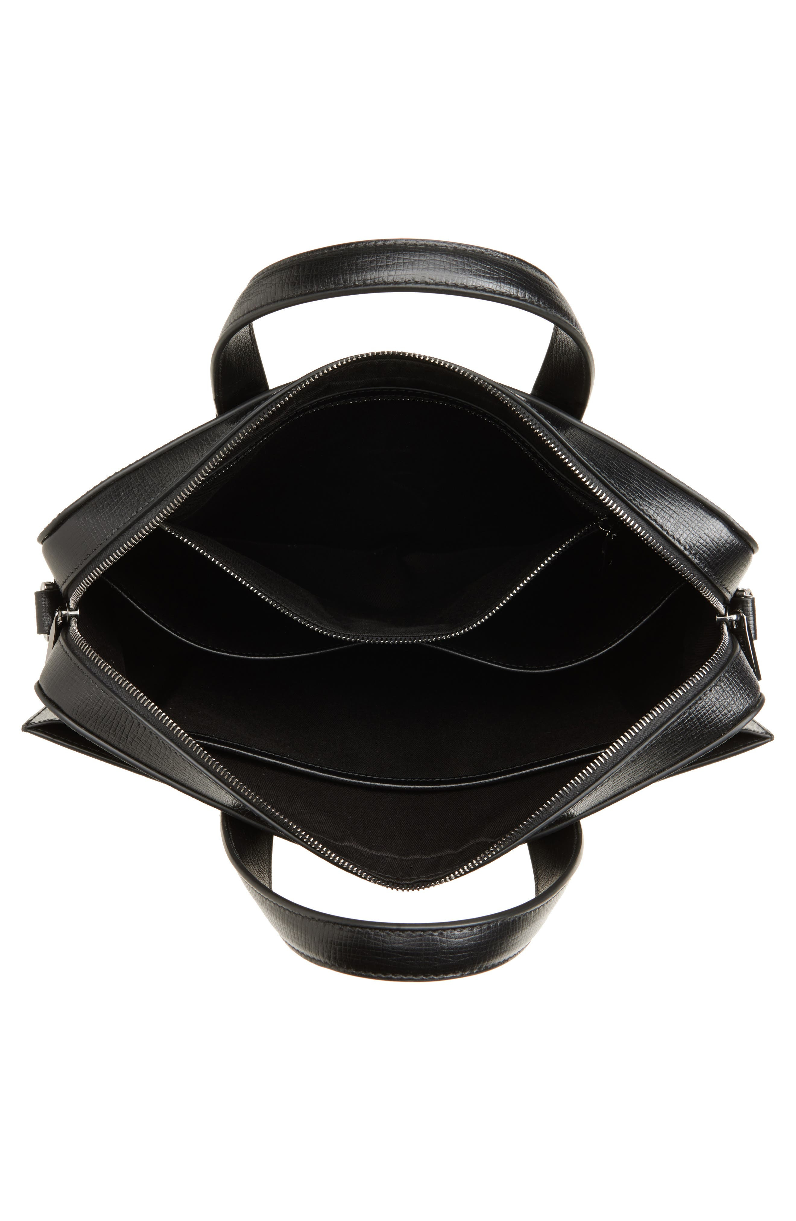 FERRAGAMO Trading Gancio Leather Briefcase in Nero at Nordstrom - 4