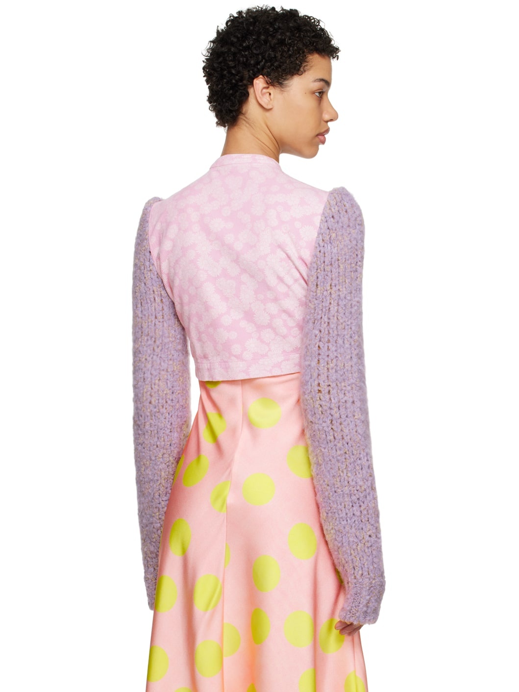 Purple & Pink Floral Jacket - 3