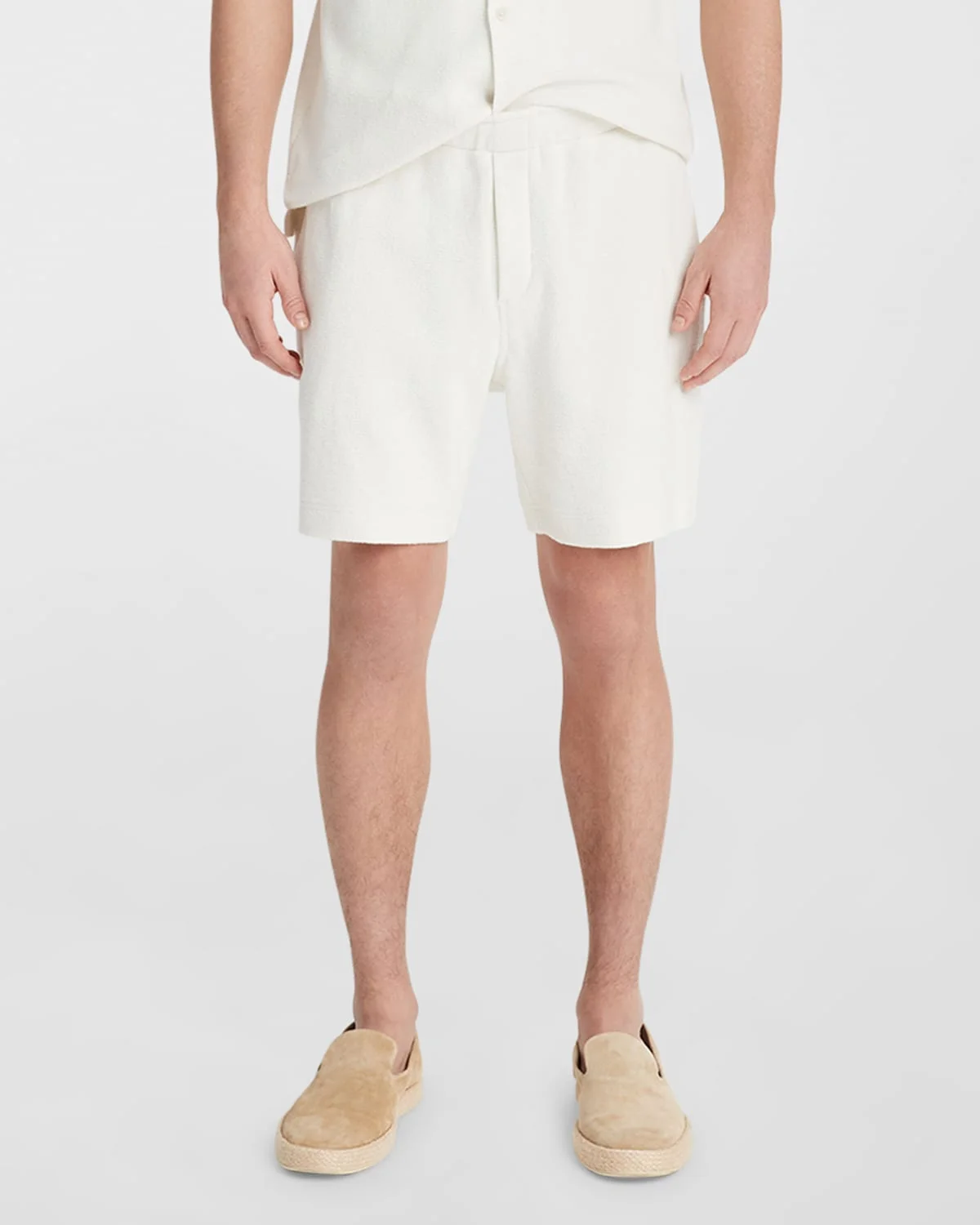 Men's Boucle Pull-On Shorts - 1