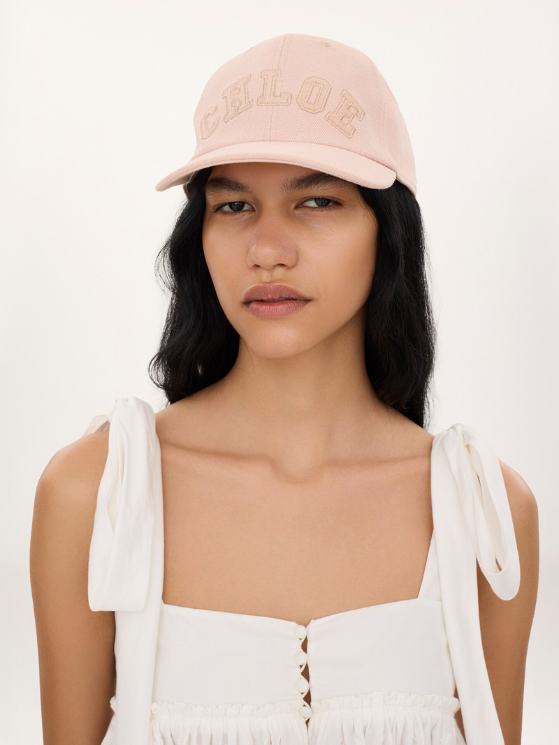 Chloé THE CHLOÉ SIGNATURE CAP IN DENIM outlook