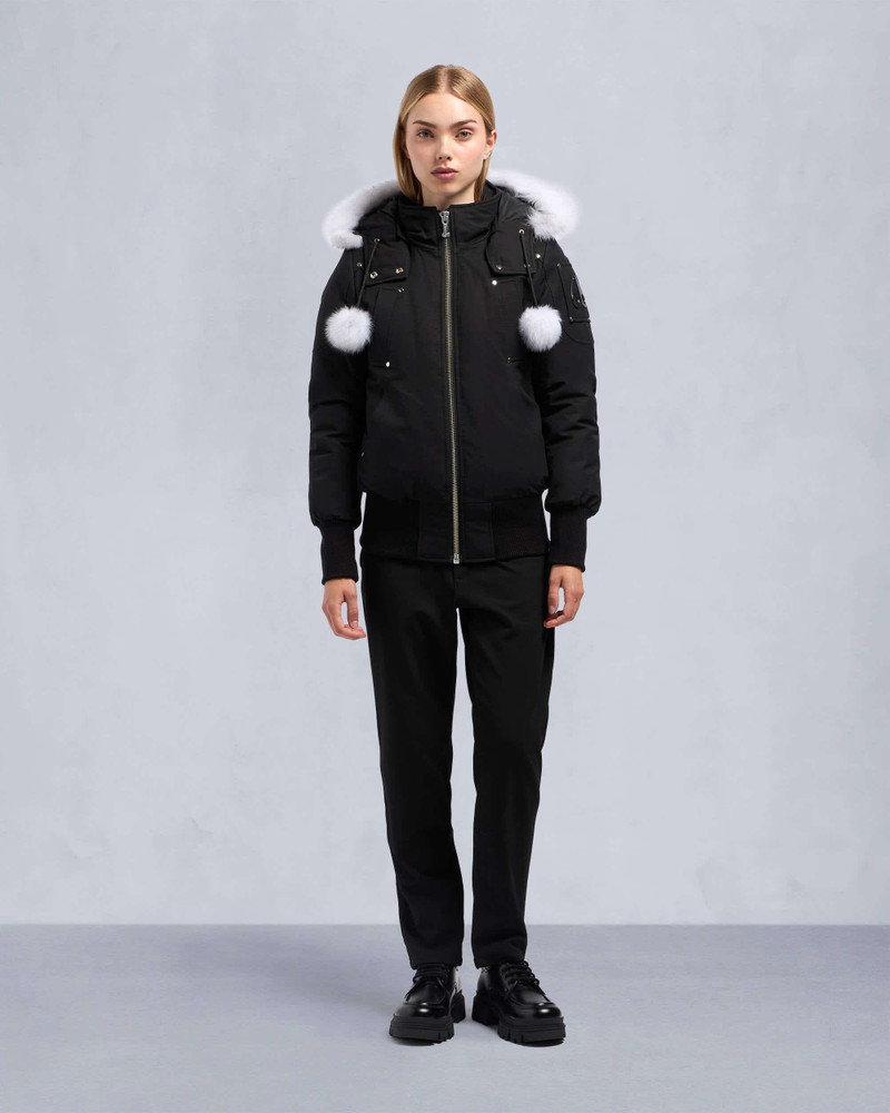 MOOSE KNUCKLES ORGINAL DEBBIE SHEARLING BOMBER JACKET outlook