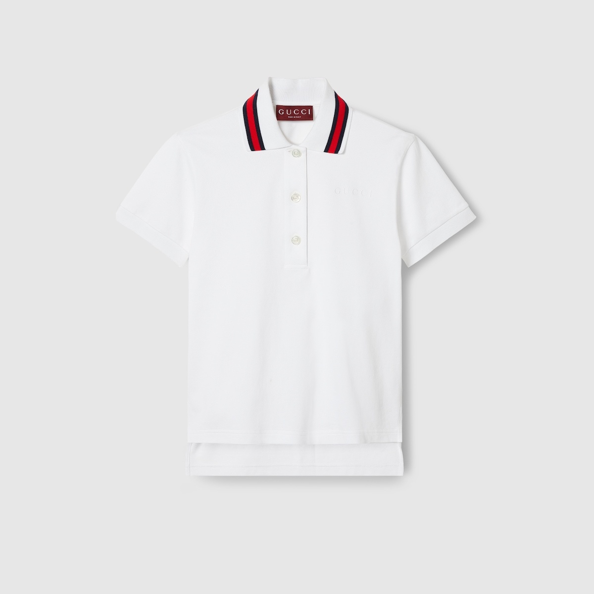 Cotton stretch piquet polo shirt - 1