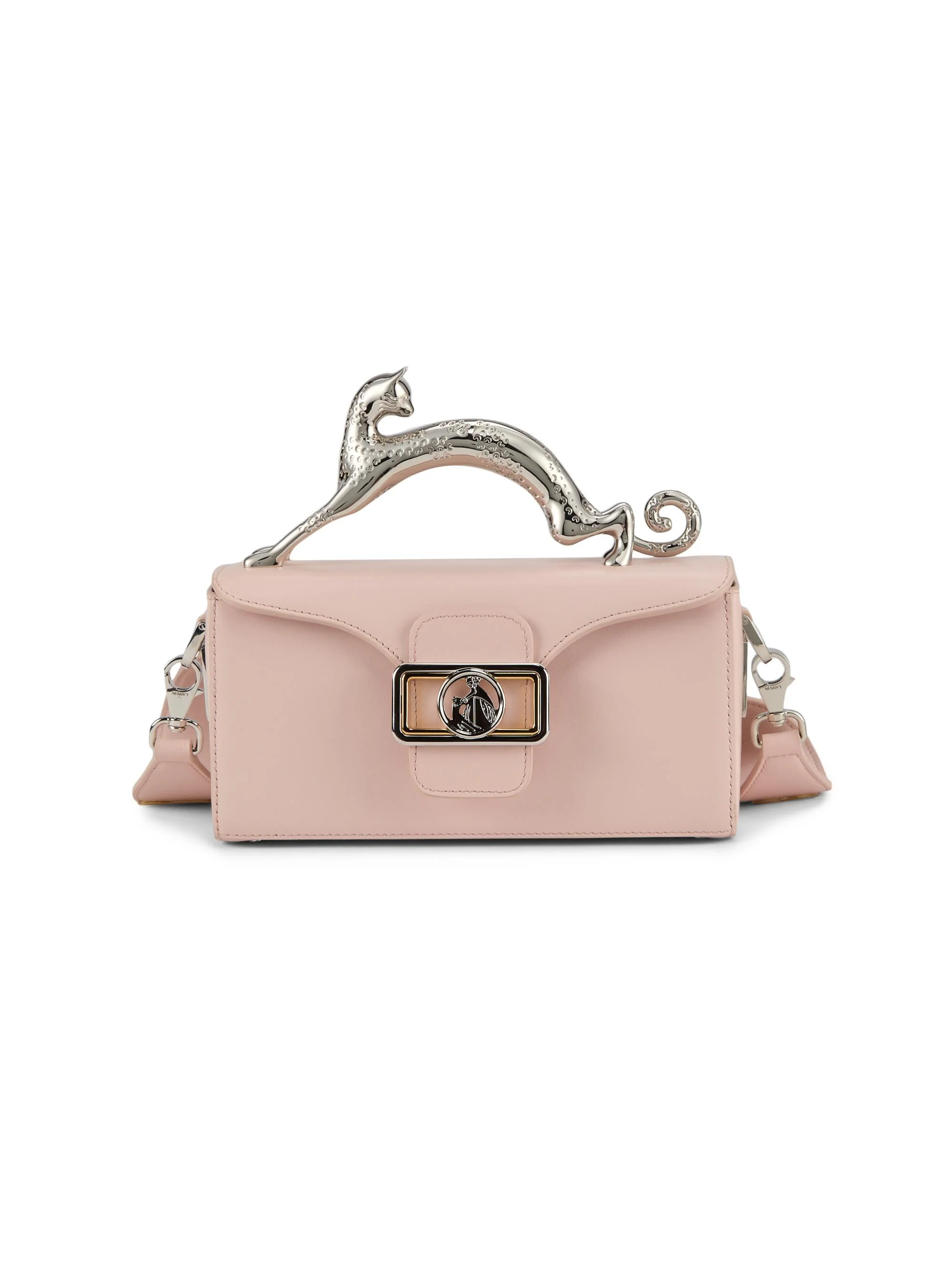 Women's Pencil Cat Nano Top Handle Bag - Rose - 1