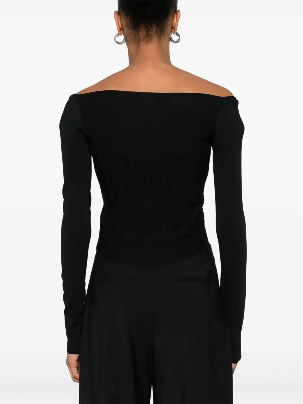 Mugler Women Madonna Neck Top - 4