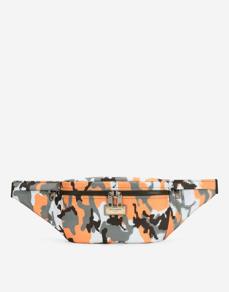 Camouflage nylon belt bag - 1