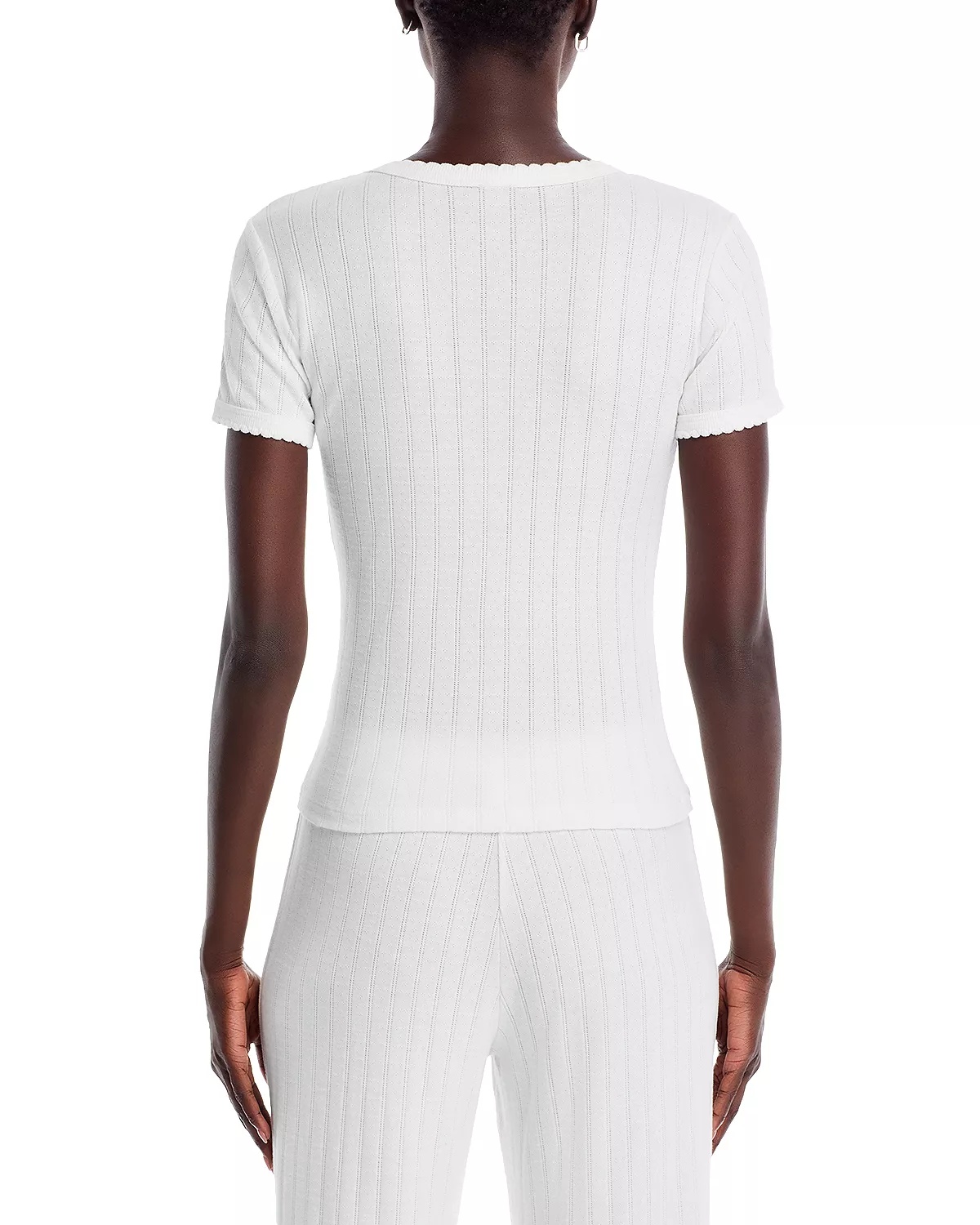 Pointelle Tee - 8