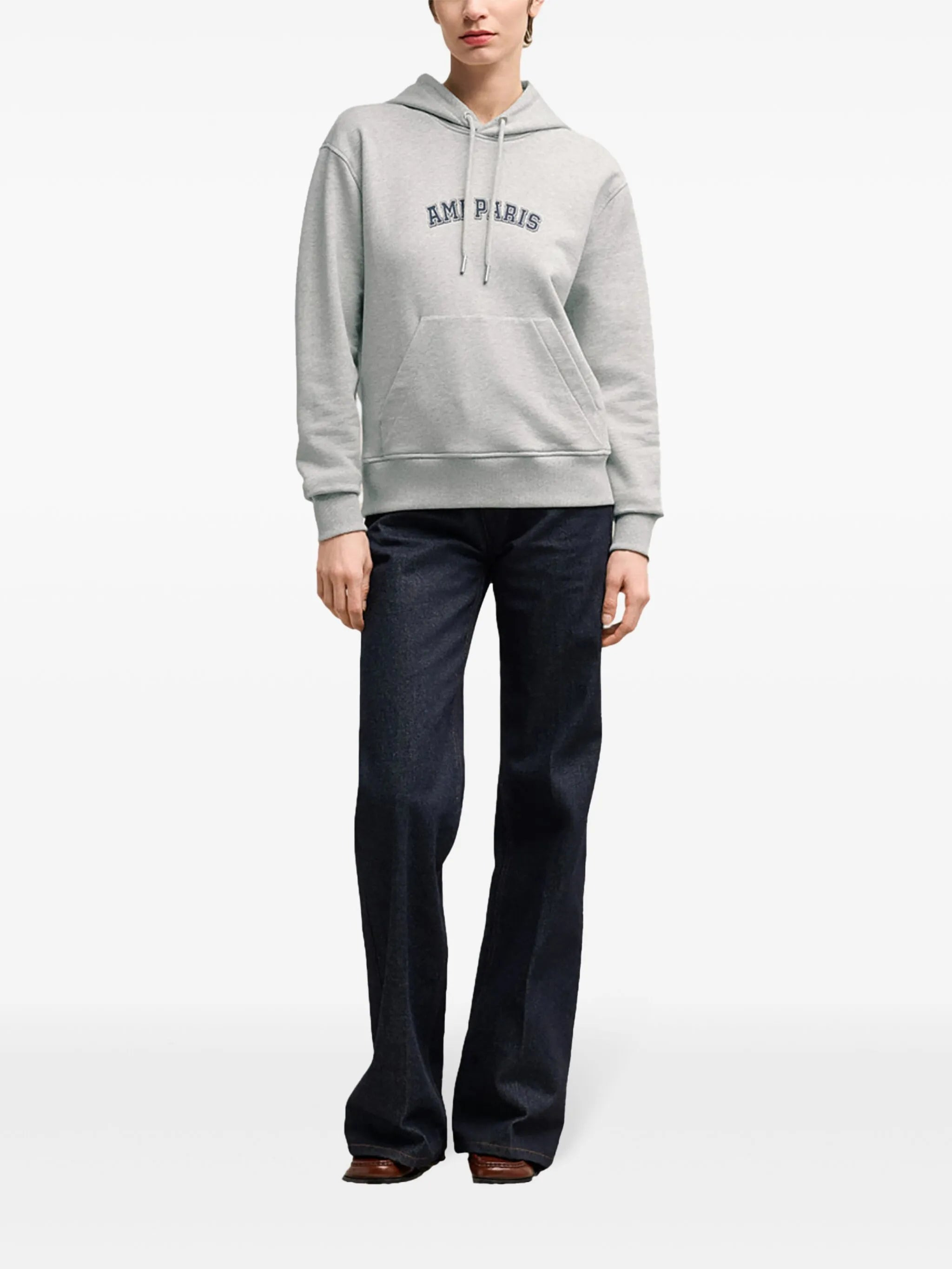Ami Paris Logo-print Cotton Hoodie - 2