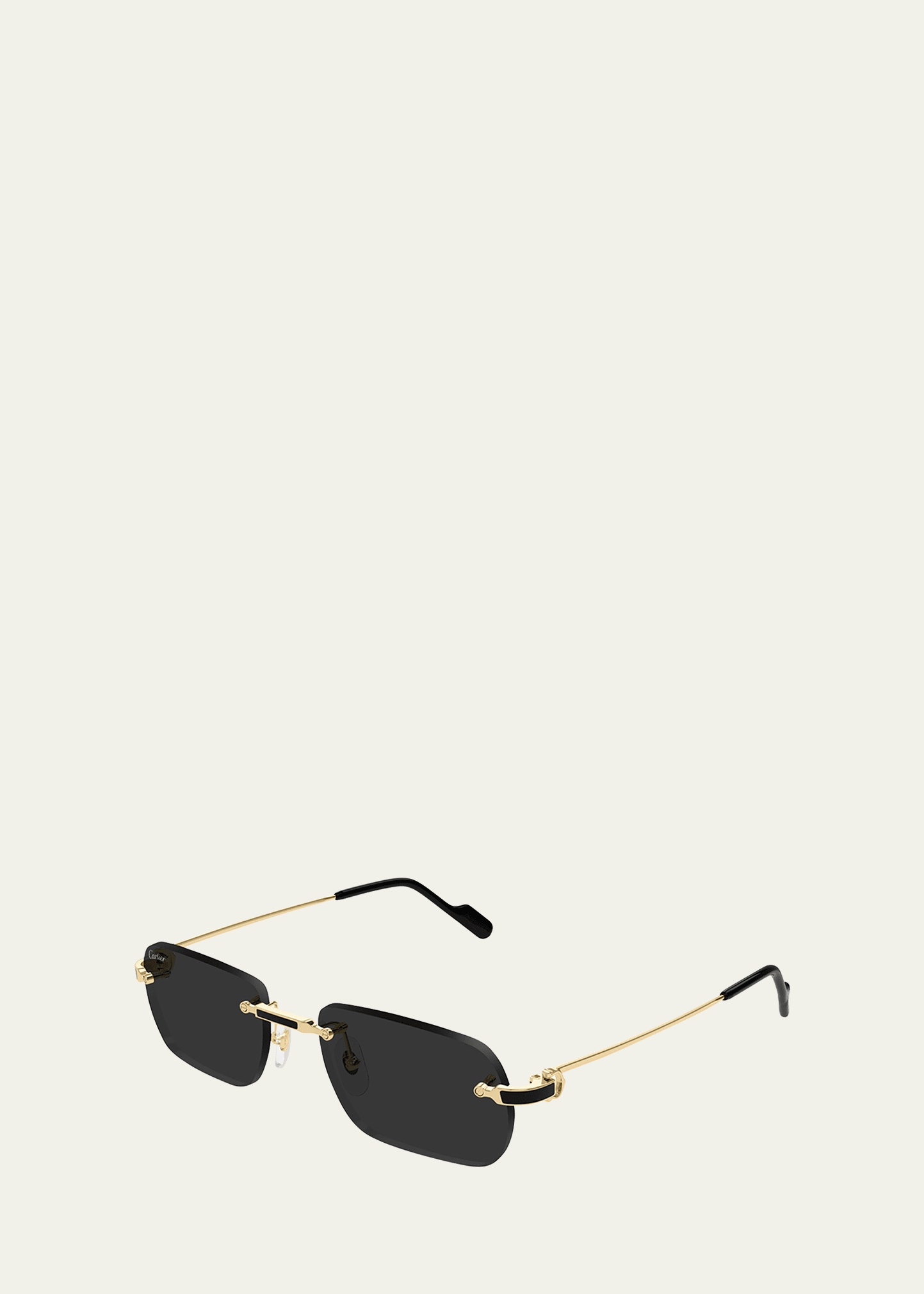 Men's Nylon and Metal Oval Sunglasses - 2
