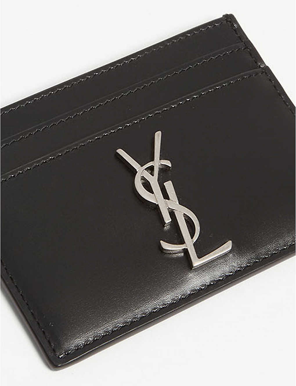 Monogram leather card holder - 2