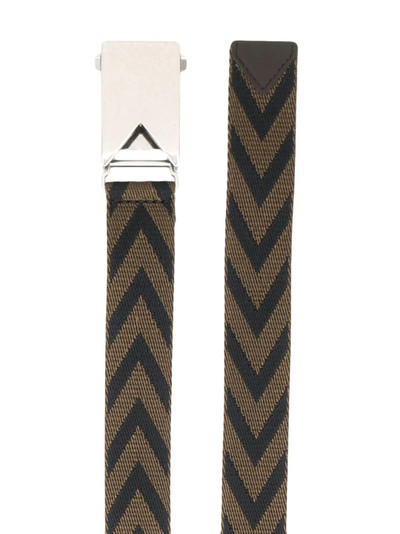 Bottega Veneta chevron belt outlook