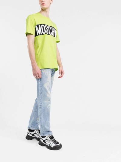 Moschino logo-print cotton T-shirt outlook