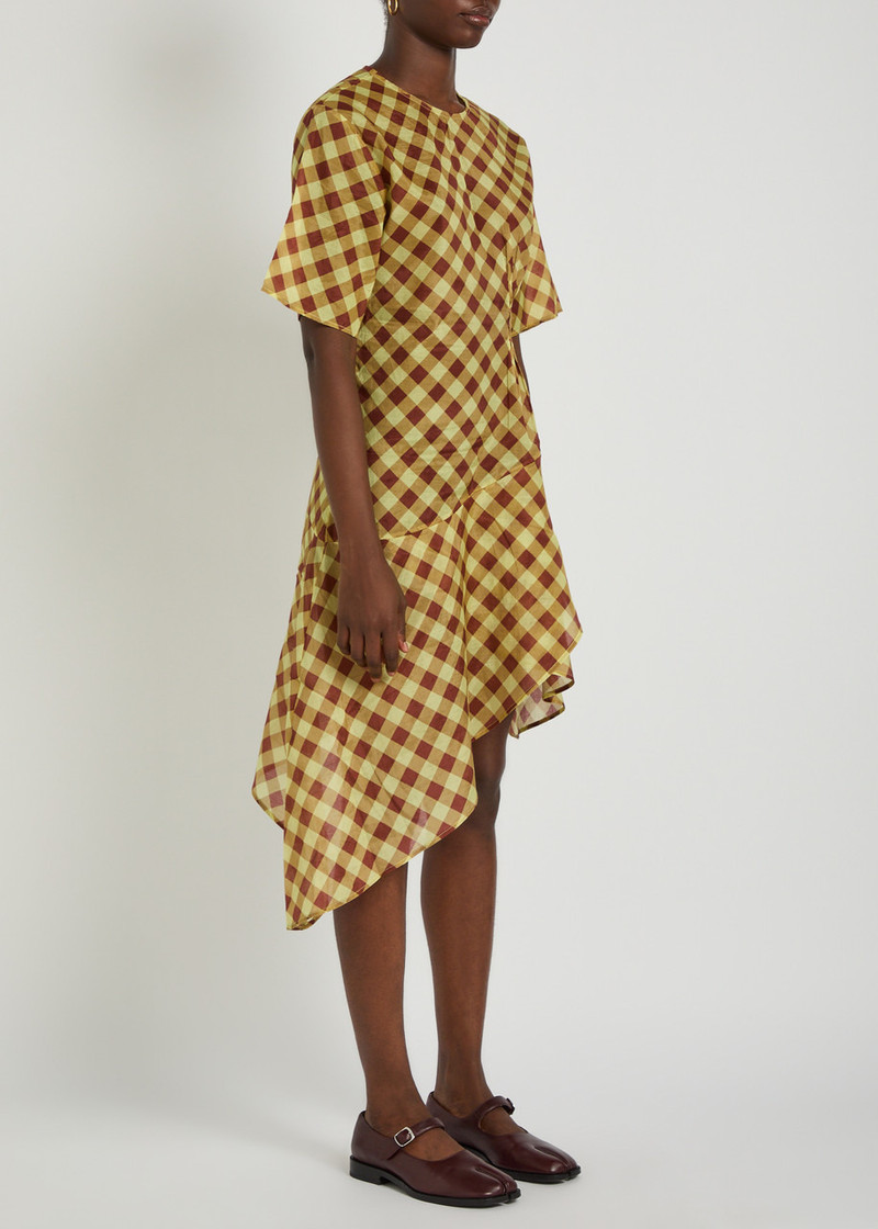 DAMSON MADDER. Damson Madder Harmony Lyocell and Cotton-blend Midi Dress outlook