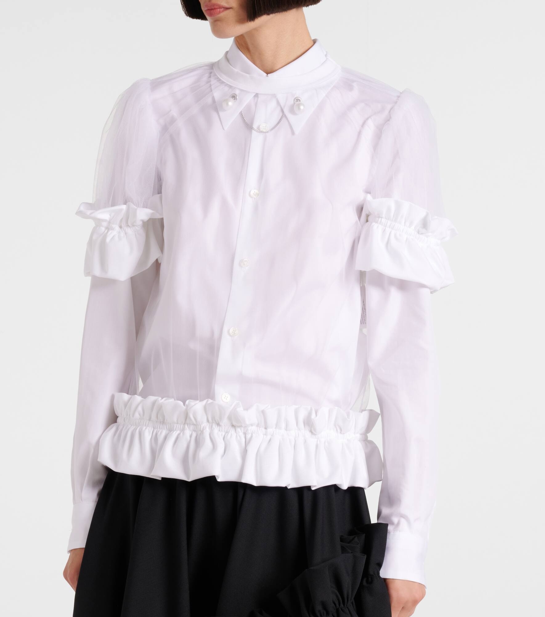 Sheer tulle top - 6