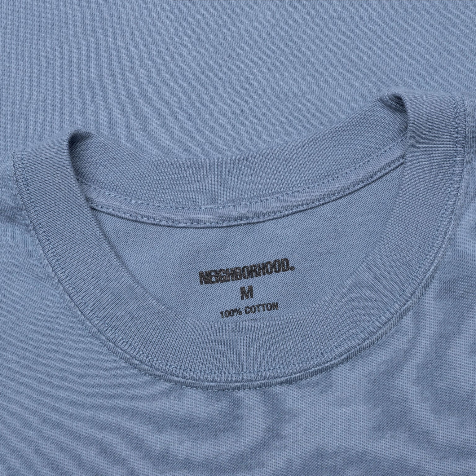 NEIGHBORHOOD NH. TEE SS-1 - BLUE GREY | REVERSIBLE