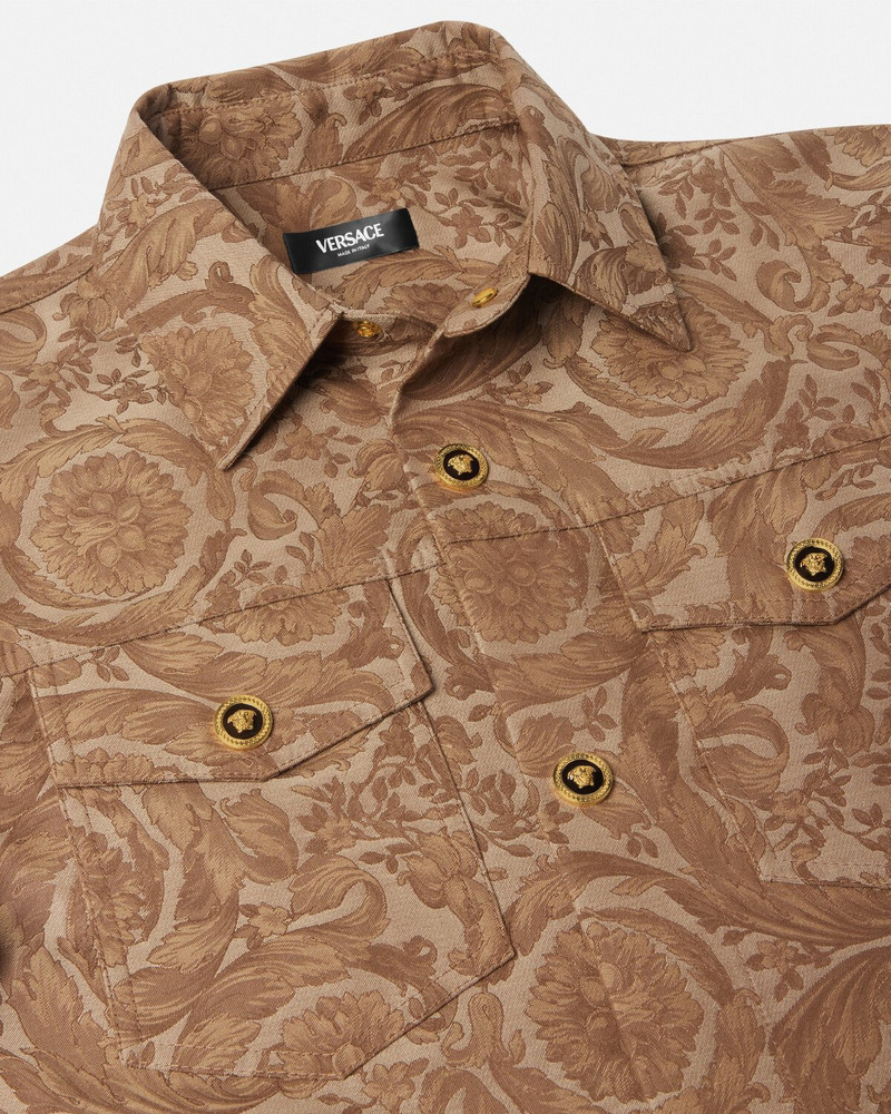 VERSACE Barocco Jacquard Overshirt outlook