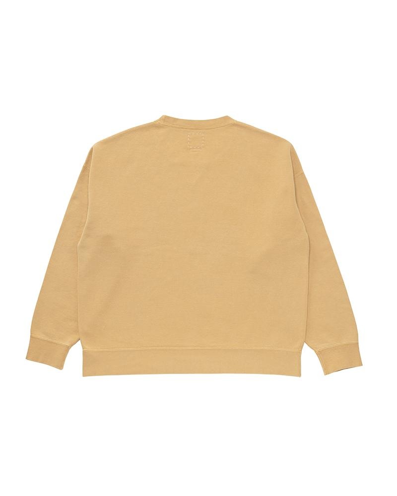 JUMBO SB SWEAT L/S DMGD (U.D.) MUSTARD - 2